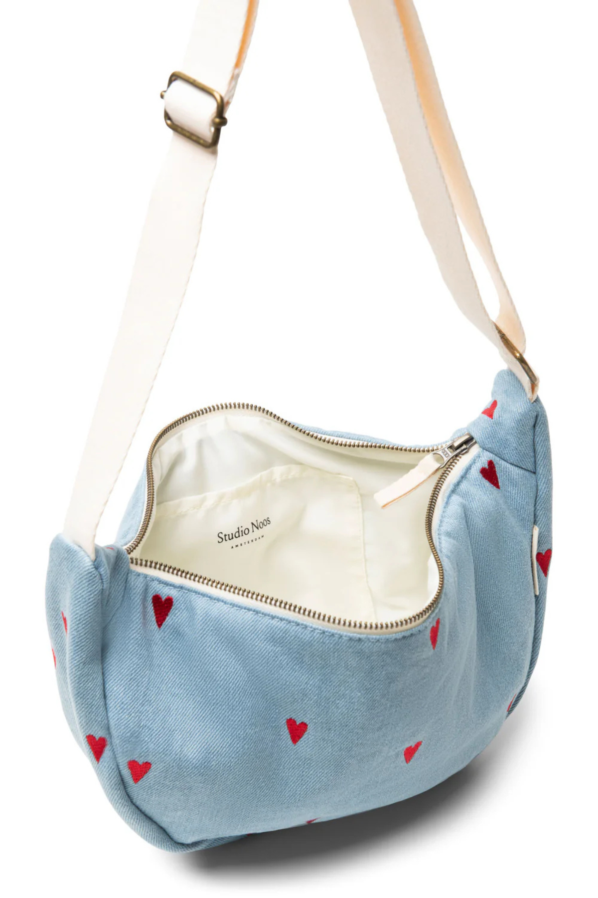 Mom Umhängetasche | Denim Hearts