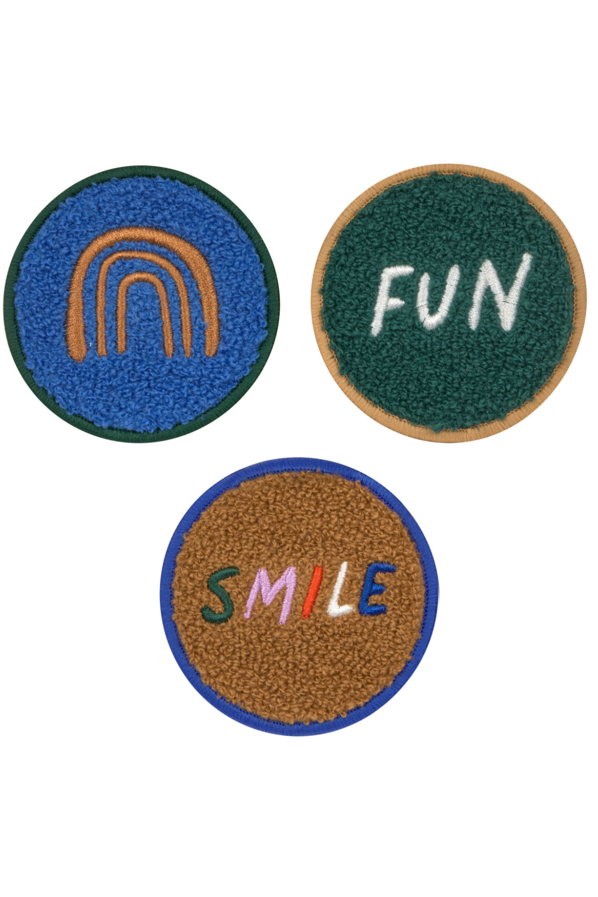 3er Set Patches "Little Gang" | Smile/Fun