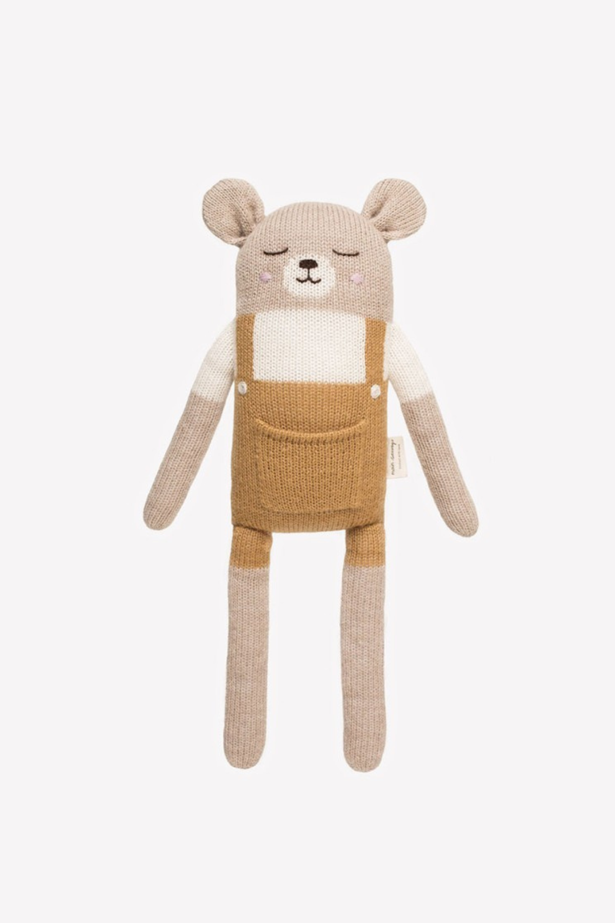 Großer Teddy "Ochre Overall"