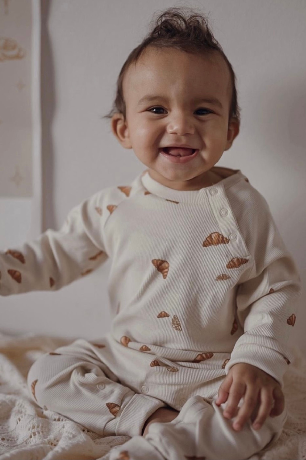 Onesie "LITTLE CROISSANTS" - SYNCSON