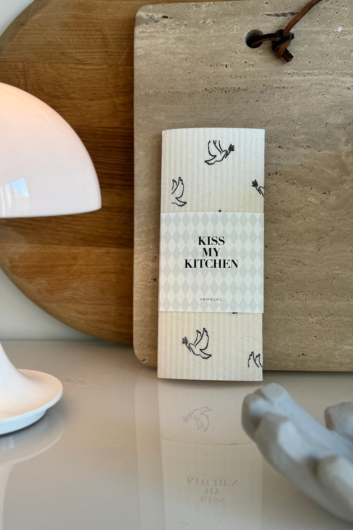 Schwammtuch "Friedenstaube" | verschiedene Farben