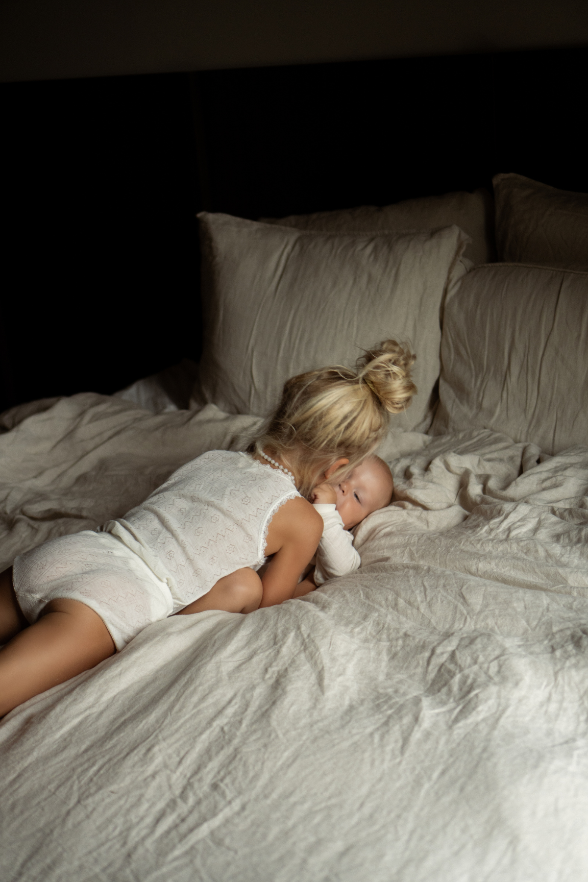 Unterhose mit kleine Rüschen aus Wolle/ Seide