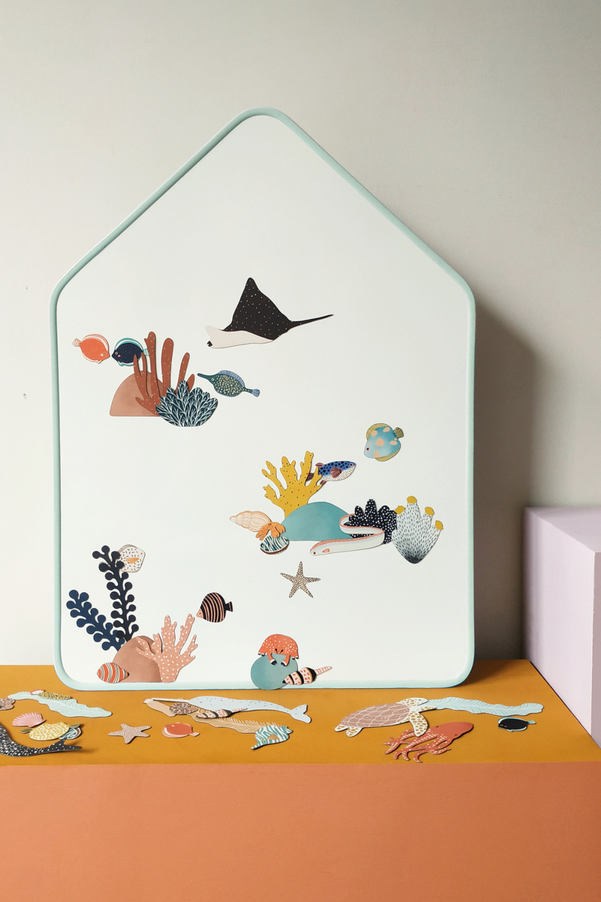 Magnetisches Whiteboard "Cabin" | verschiedene Farben