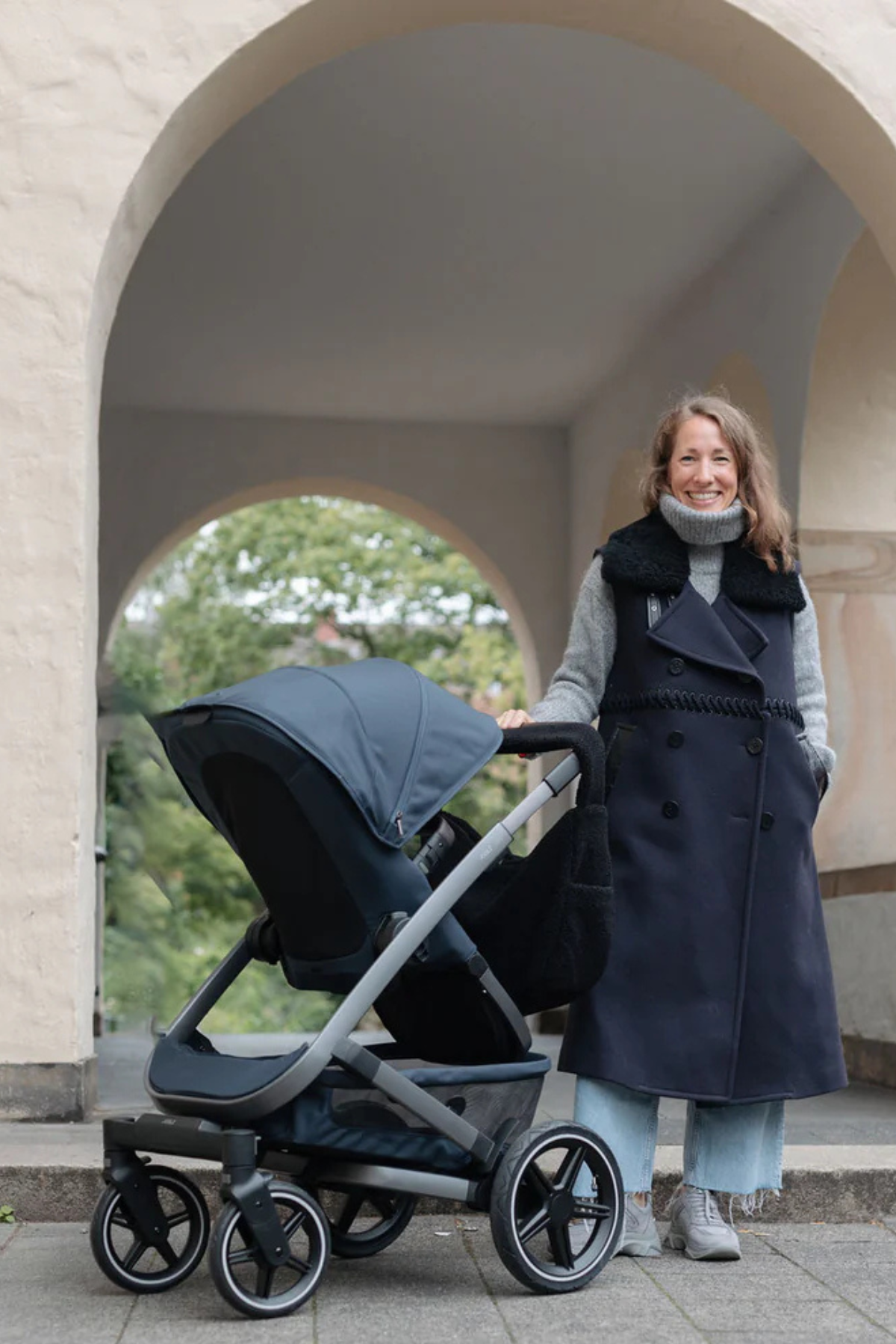 Mom Bag #3 | Längenverstellbaren Henkel | Teddy Black