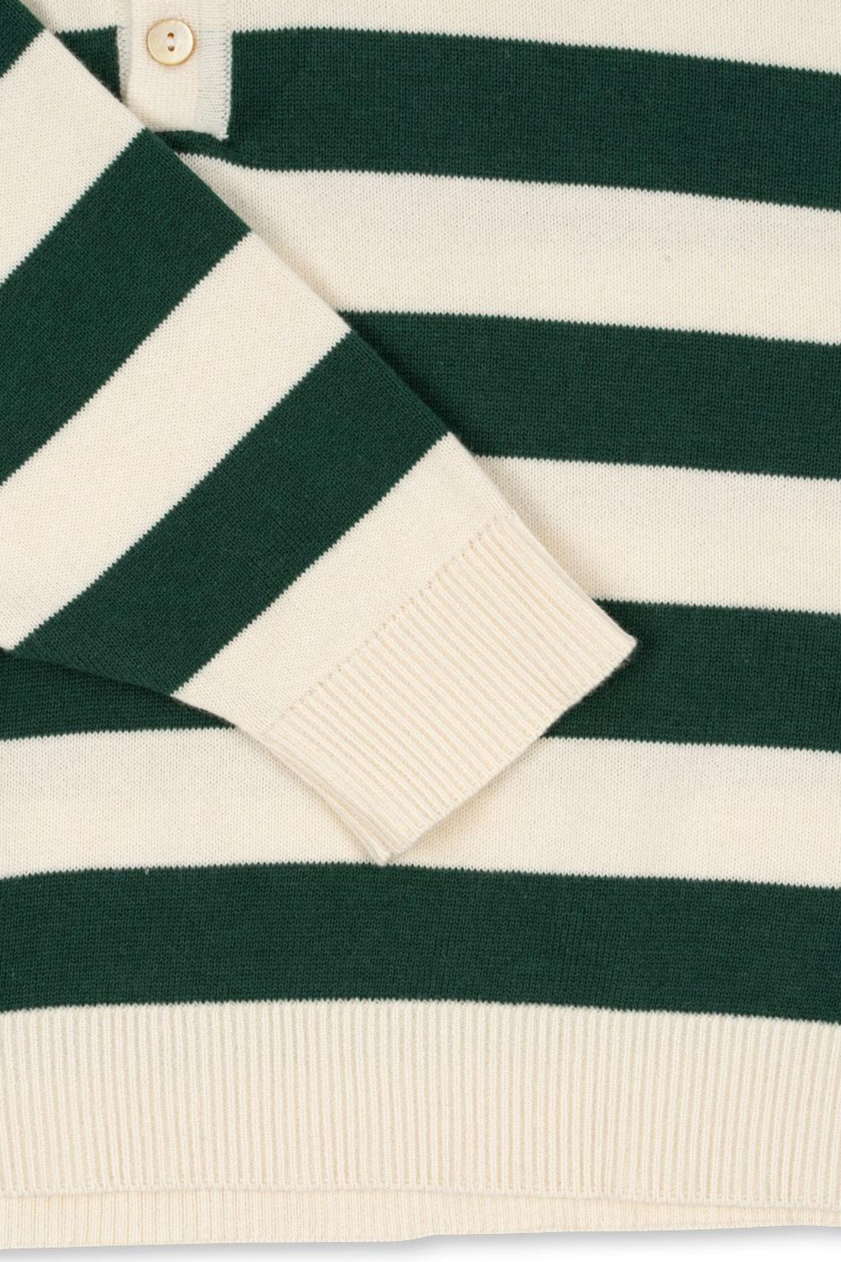 Polo Langarmshirt "Manis" | Pine Grove Stripe