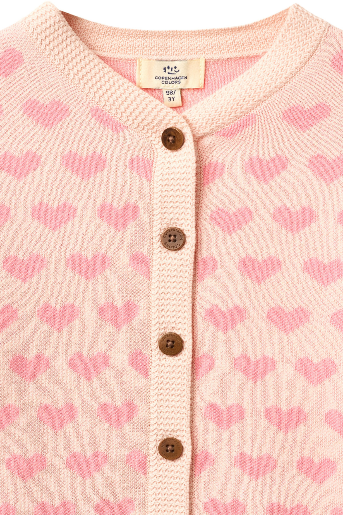 Cardigan "Heart" | Pink