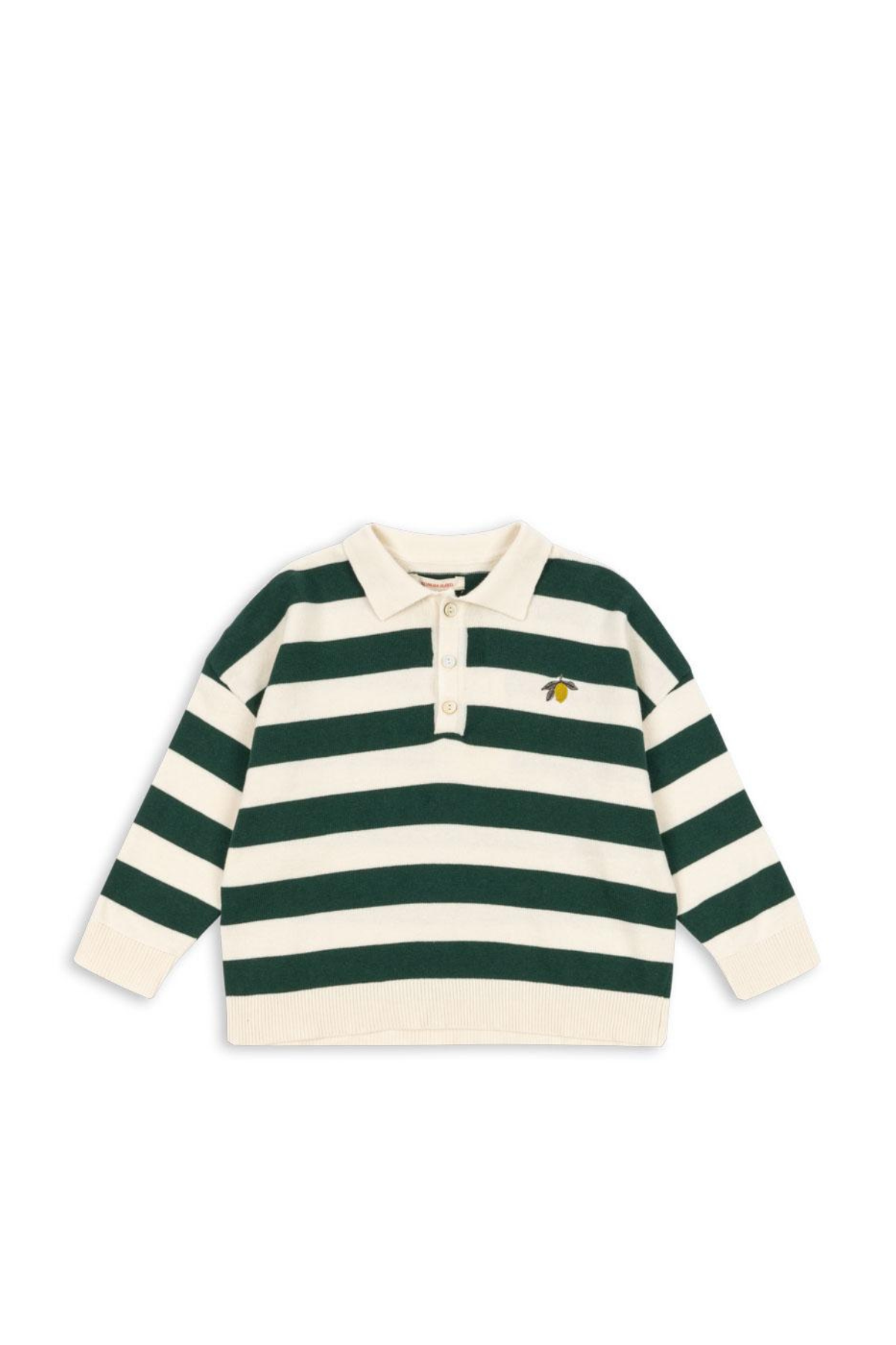 Polo Langarmshirt "Manis" | Pine Grove Stripe