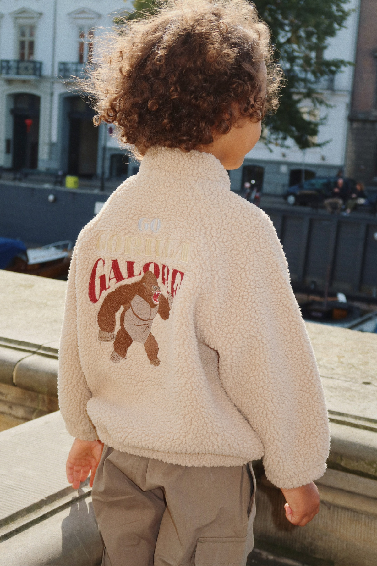 Kinder-Bomberjacke “Jazz” | Oxford Tan