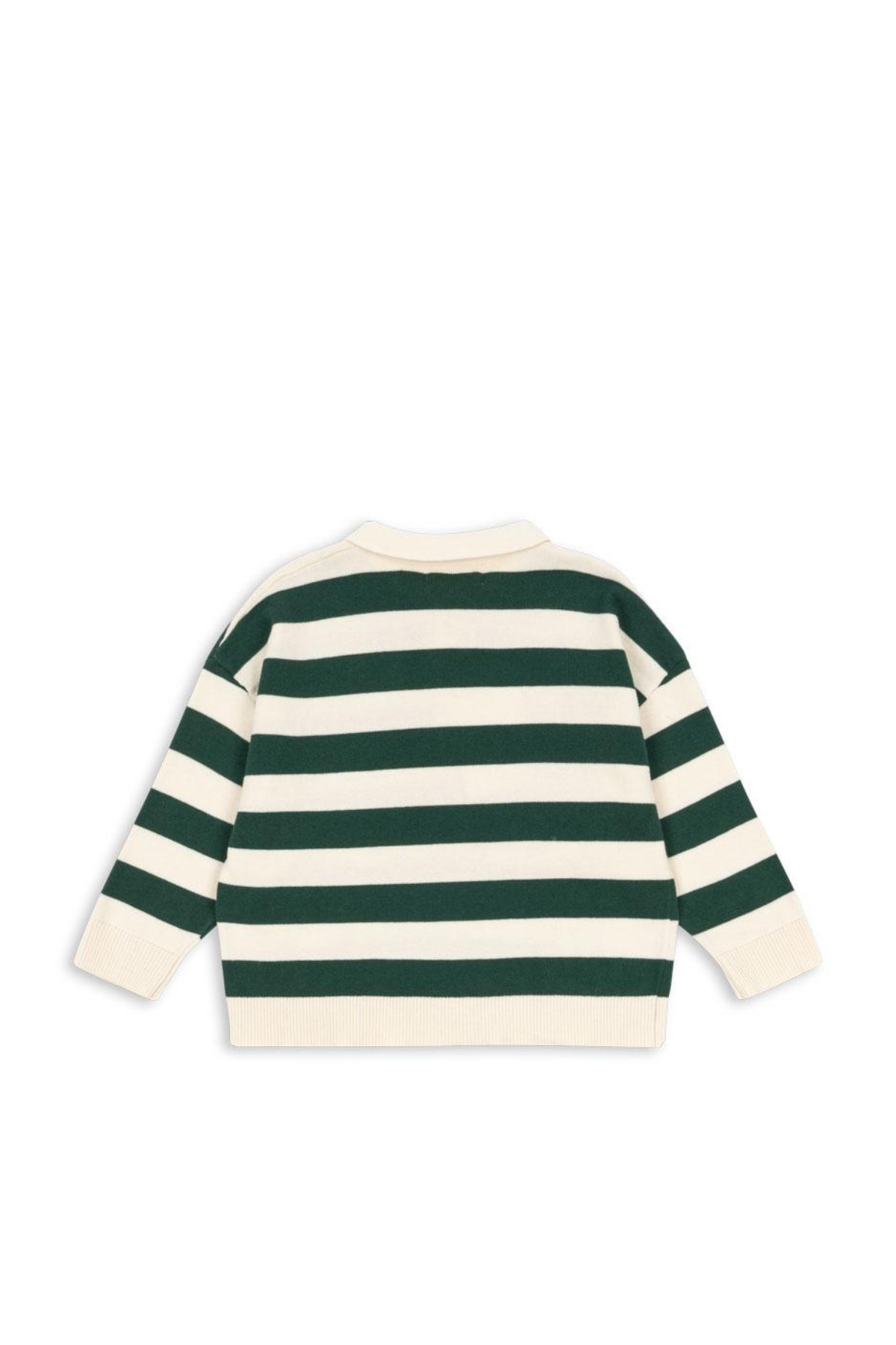 Polo Langarmshirt "Manis" | Pine Grove Stripe