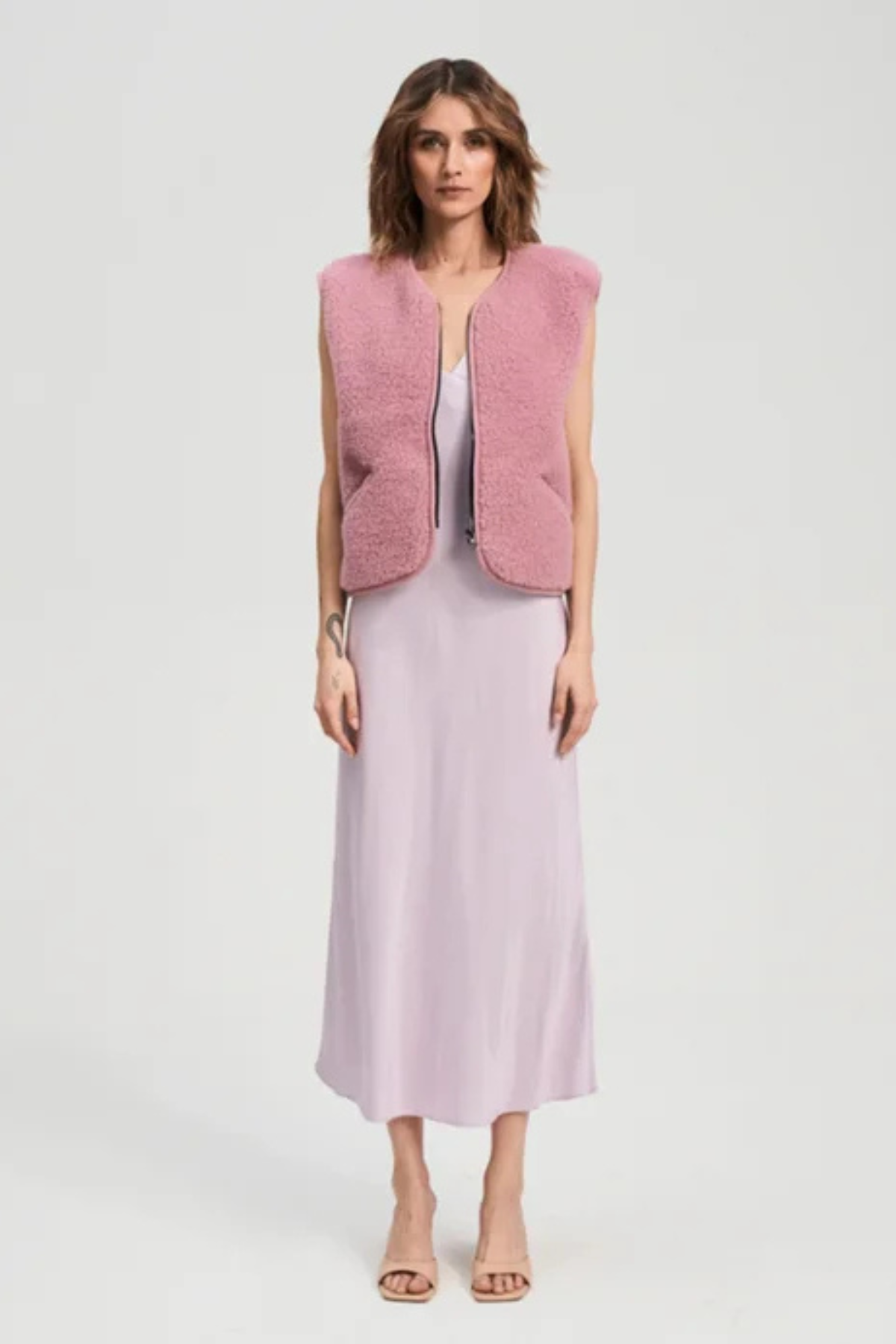 Weste "POS" mit Reißverschluss | 100% Wolle