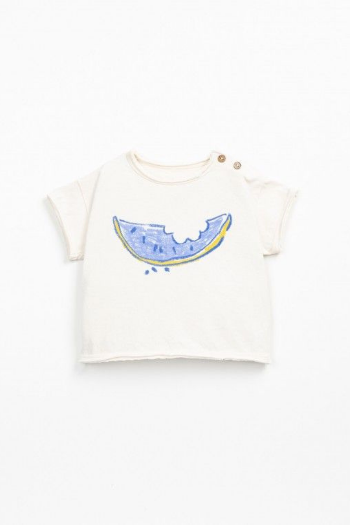 T-Shirt mit Melonenprint