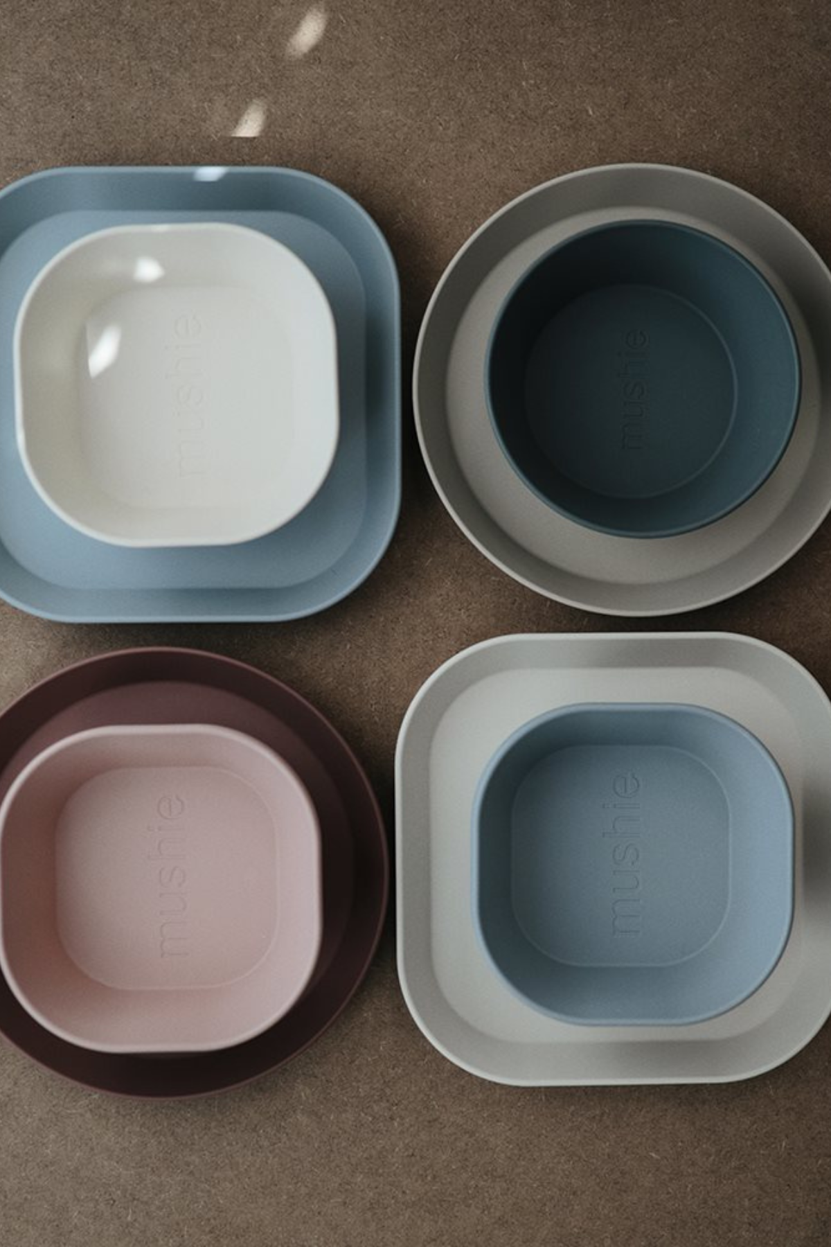 Snack-Schale eckig | 2er Set | verschiedene Farben