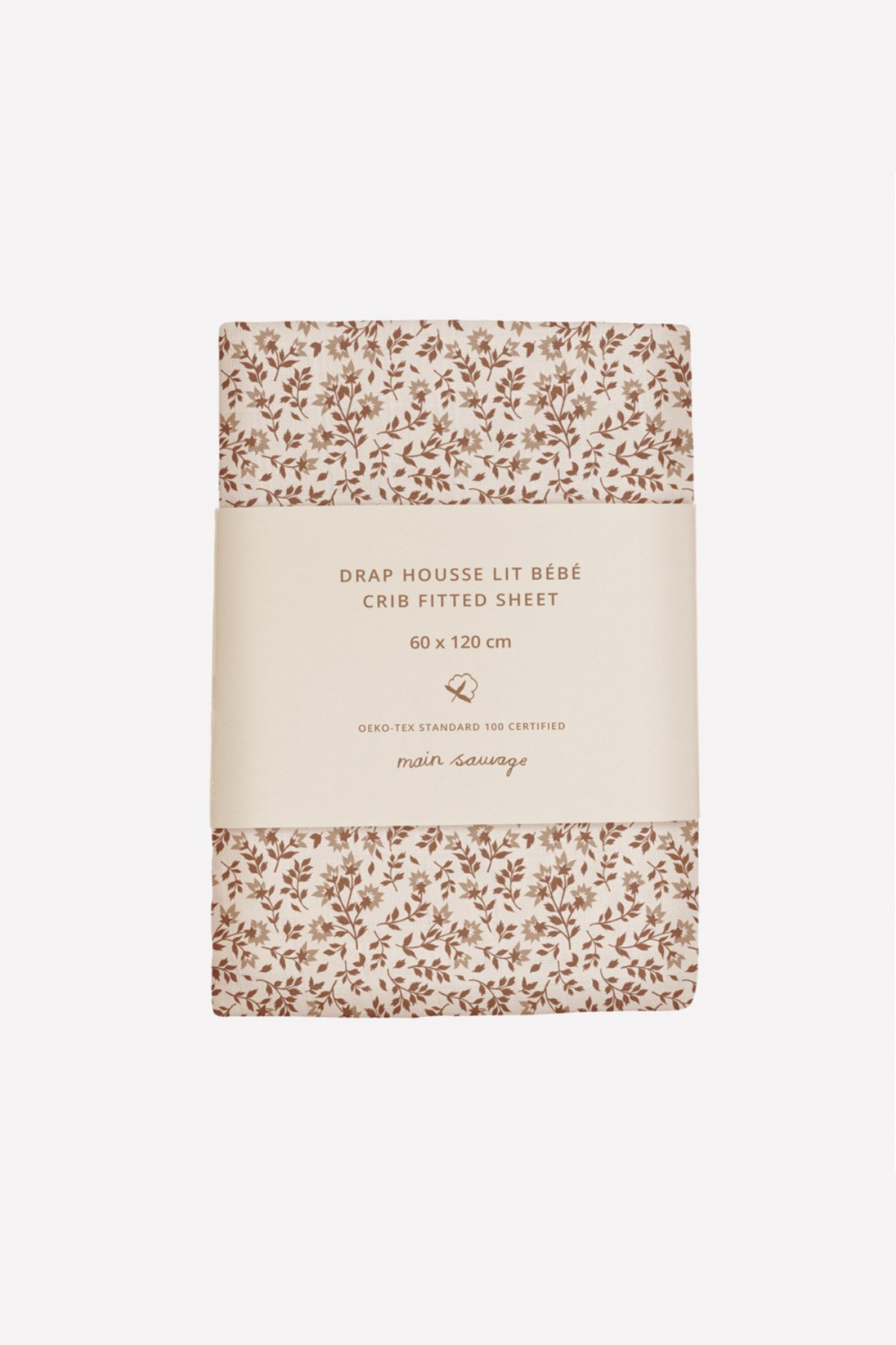 Baby Spannbettlaken "Hibiscus"