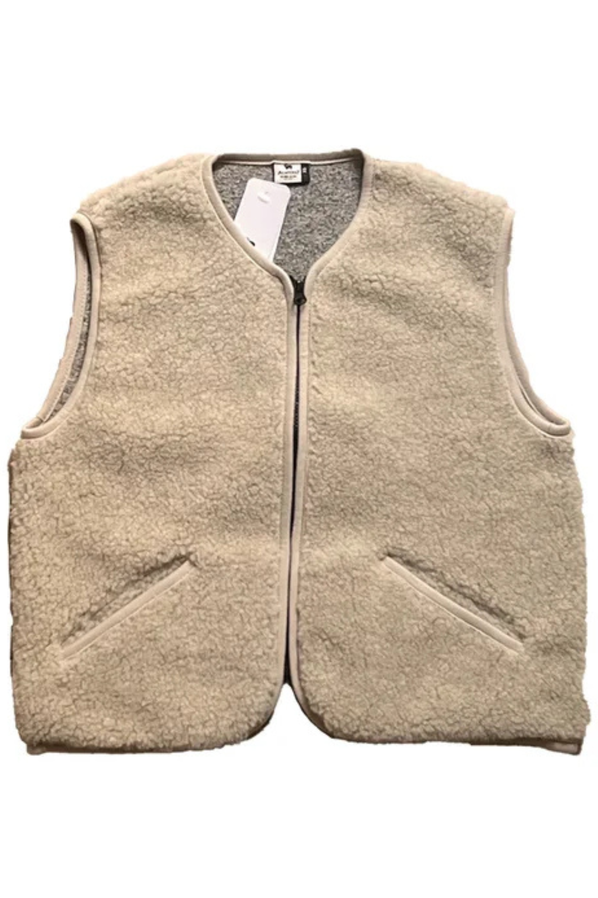 Weste "POS" mit Reißverschluss | 100% Wolle