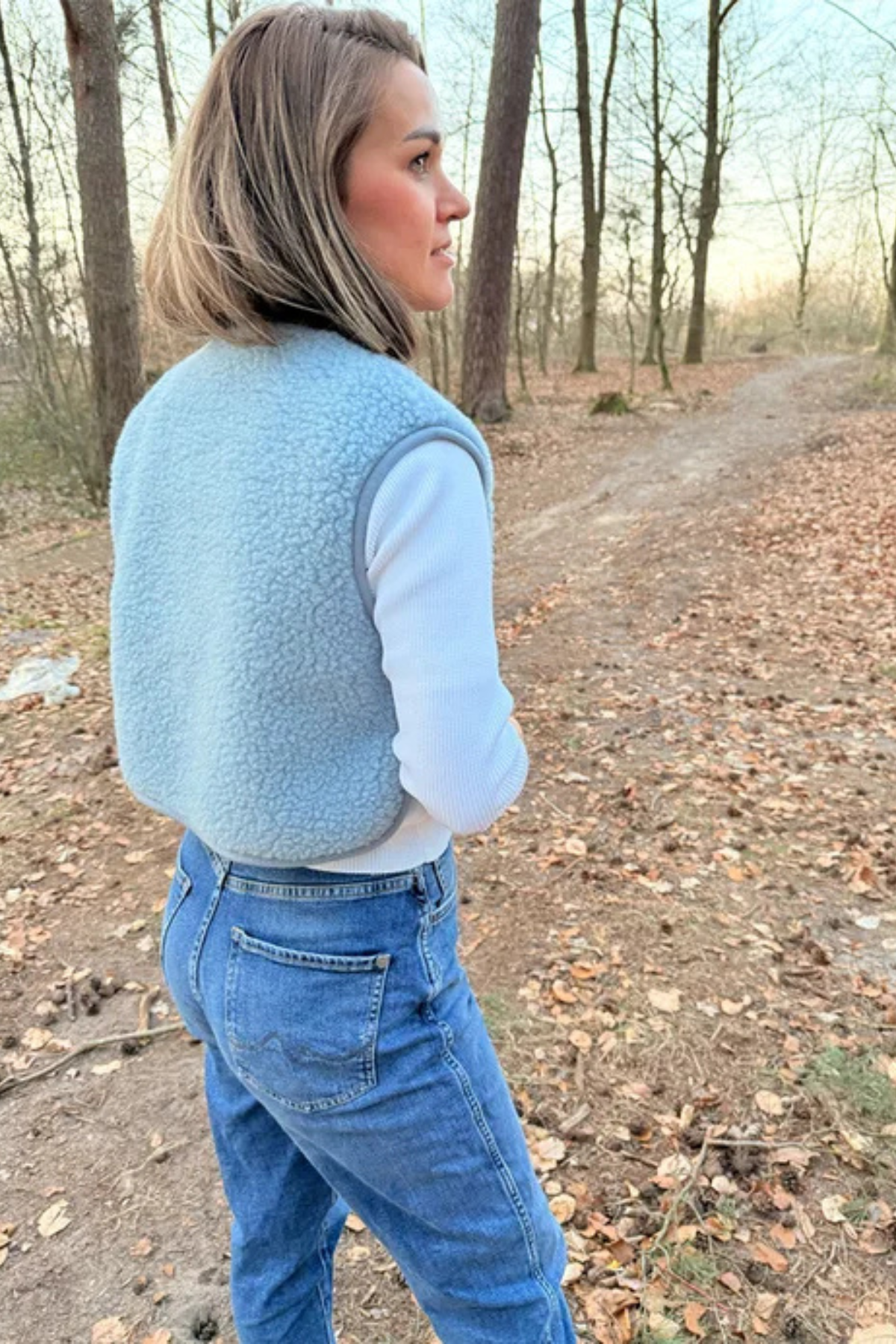 Weste "POS" mit Reißverschluss | 100% Wolle