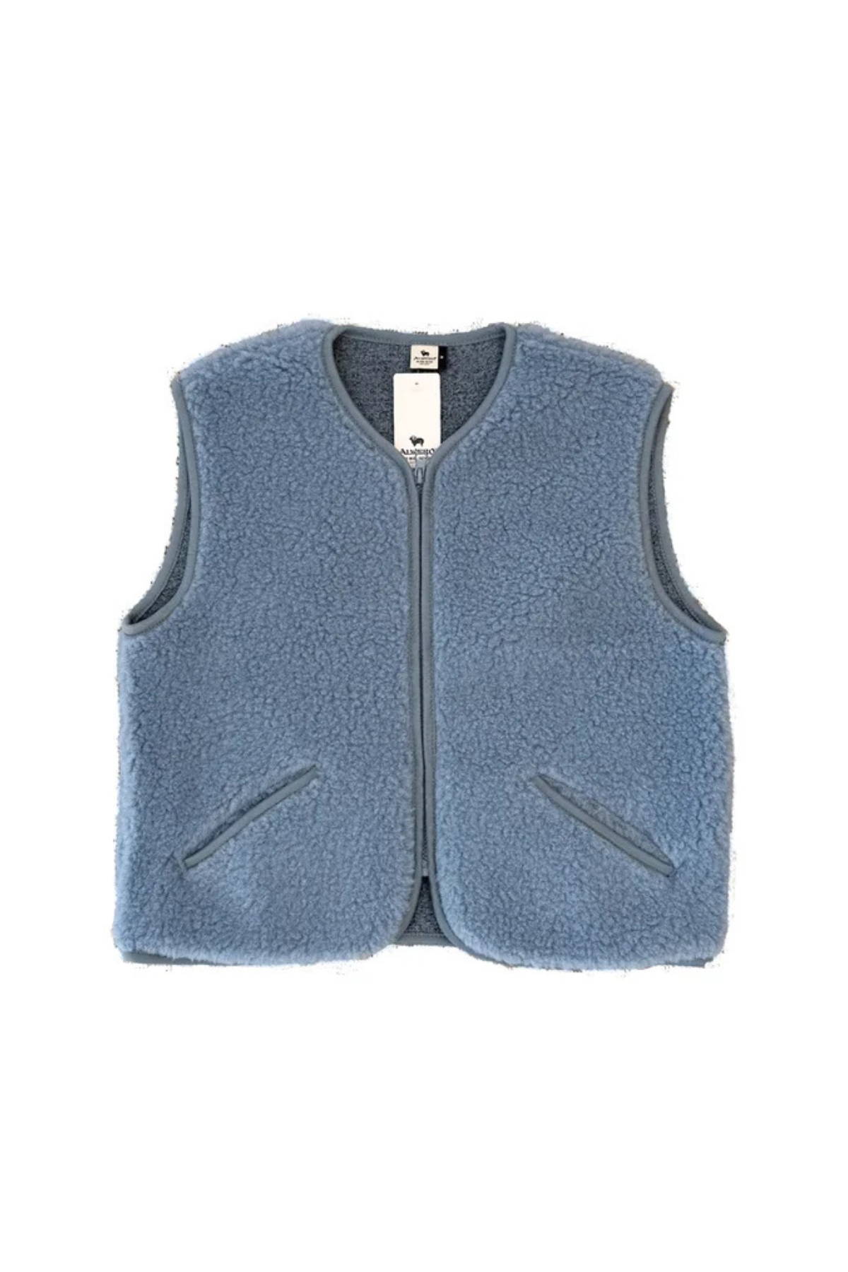 Weste "POS" mit Reißverschluss | 100% Wolle