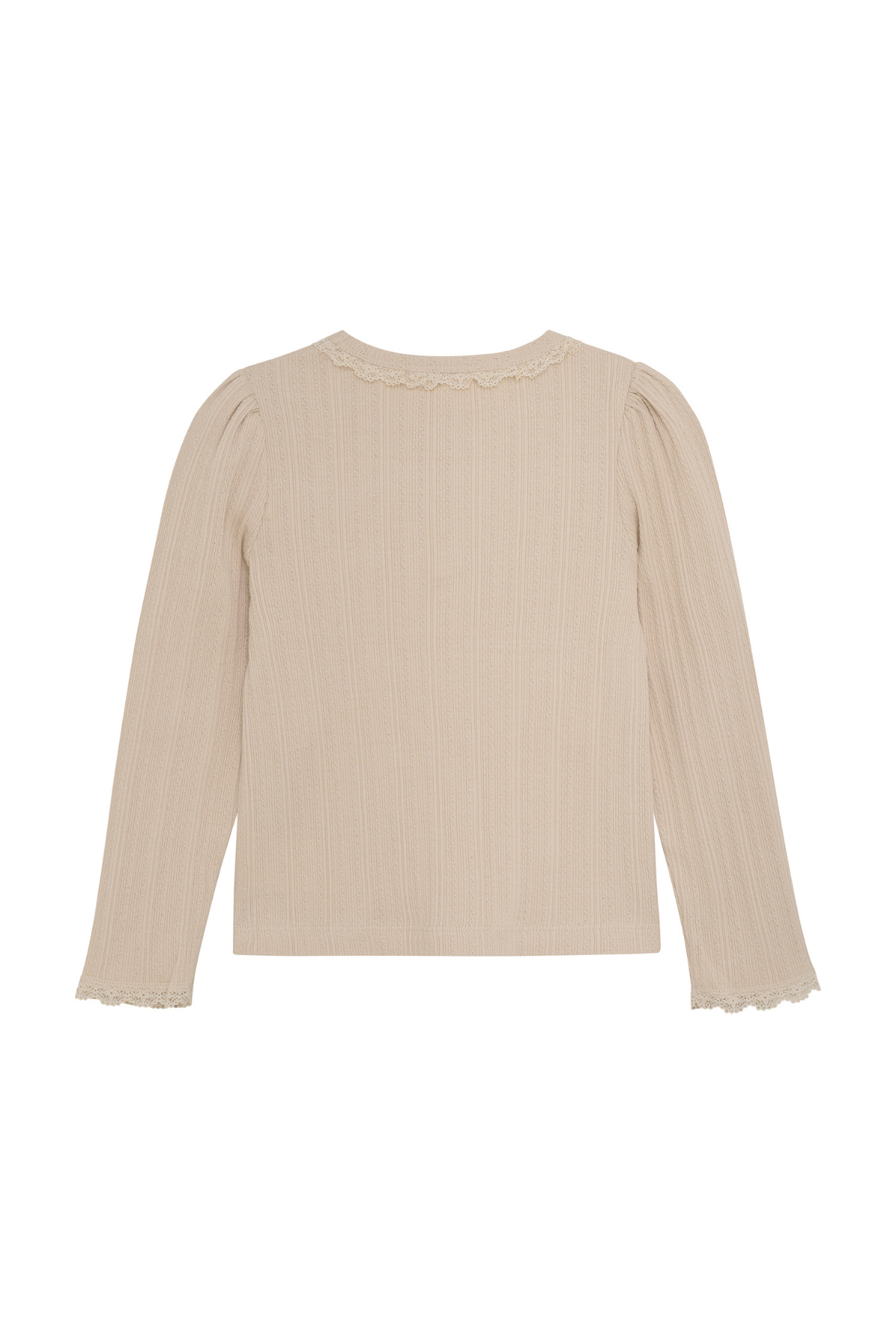 Longsleeve mit Pointelle-Muster