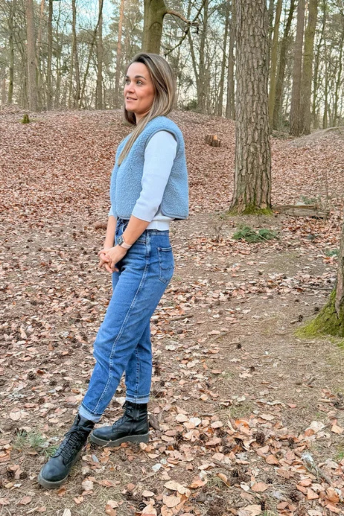 Weste "POS" mit Reißverschluss | 100% Wolle