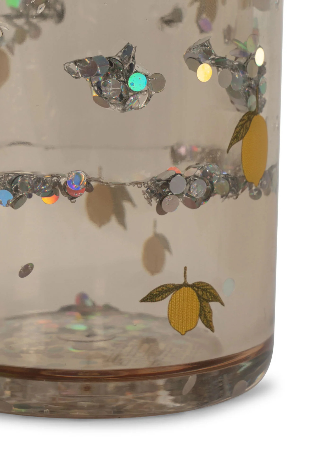 2er Pack Glitzerbecher "Lemon"