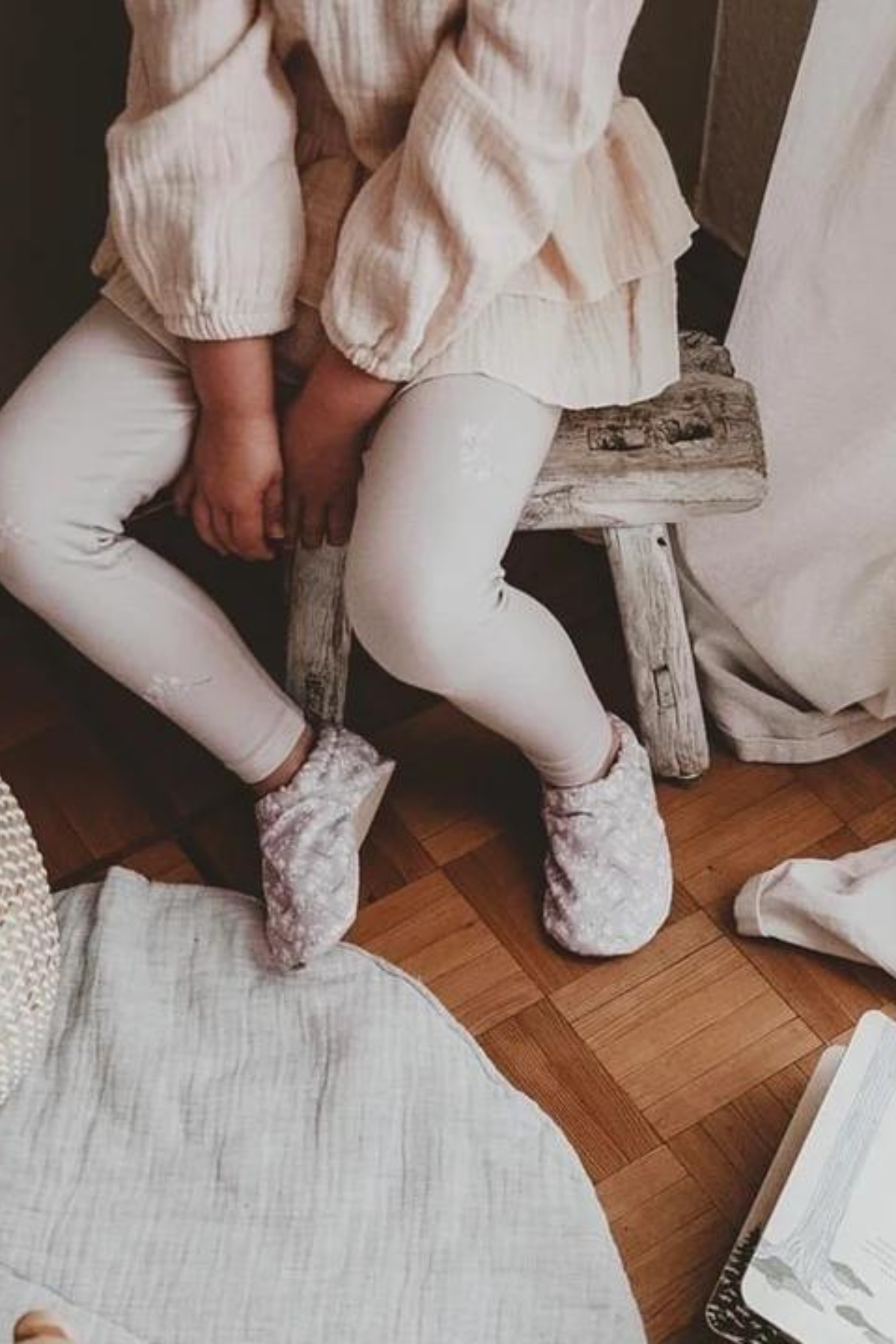 Organic Leggings - Classy Flowers (GOTS)