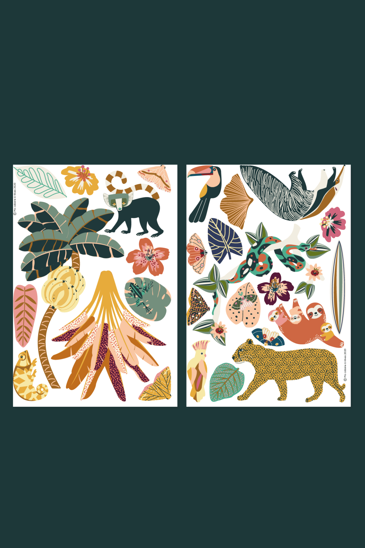 Magnete - Dschungle Tiere