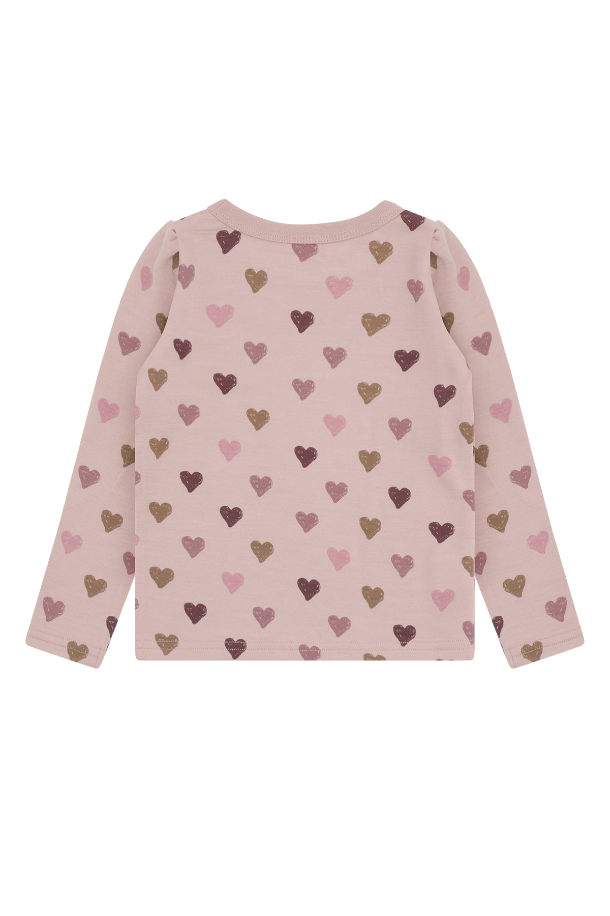 Langarmshirt "Abba" | Wool & Bamboo| Hearts Puff