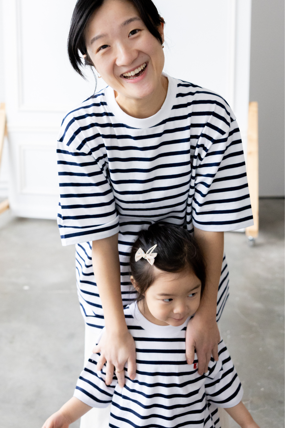 T-Shirt "Colette" | Mini | Navy / Milk