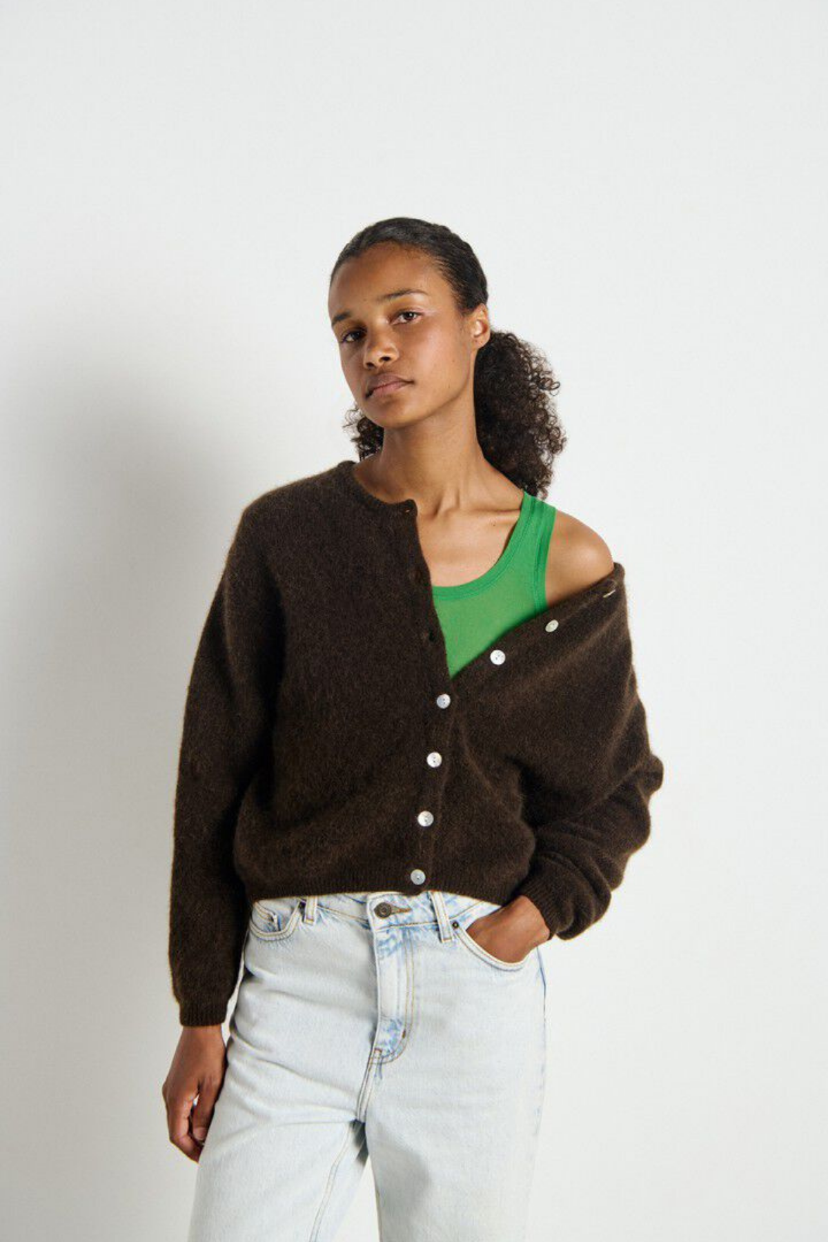 Cardigan „Vitow“ für Erwachsene aus Alpaka-Mix | verschiedene Farben