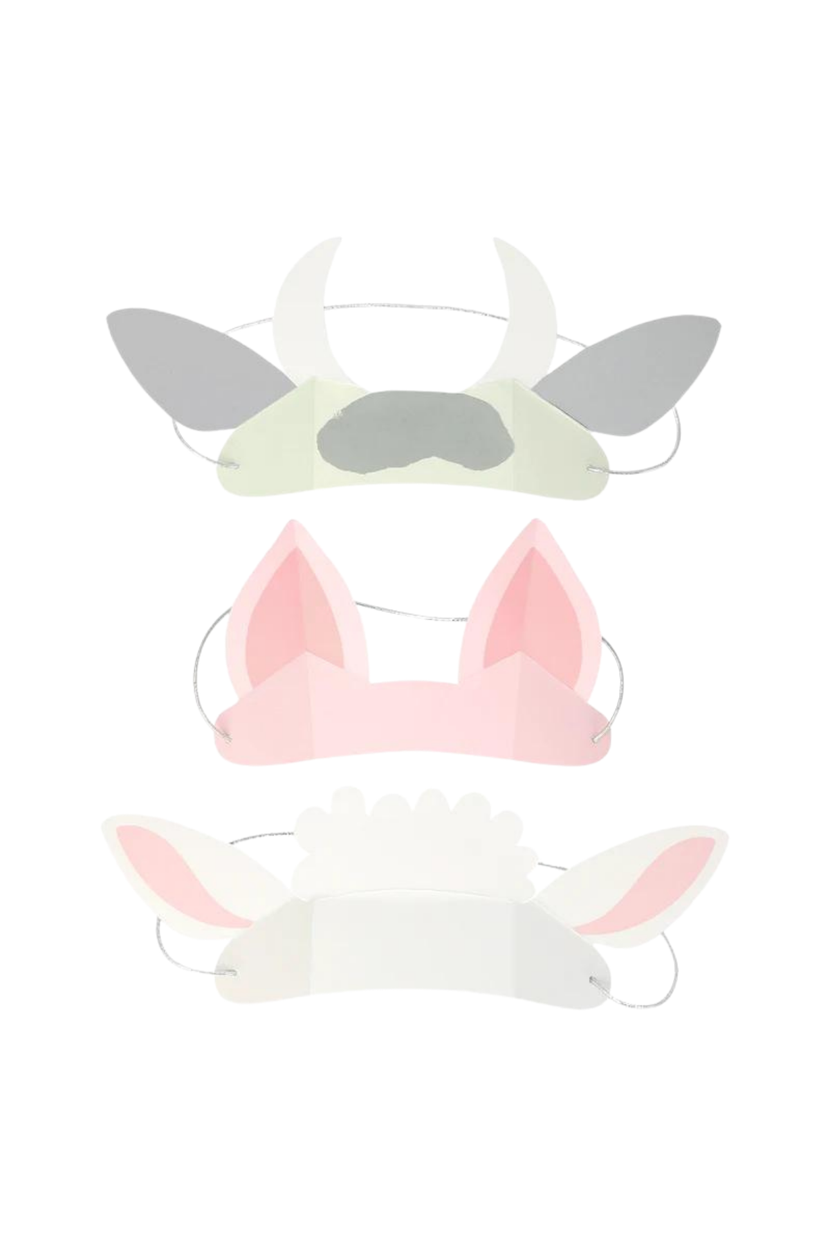 8er Set Partyhüte "Bauernhof Tiere" | Bauernhof