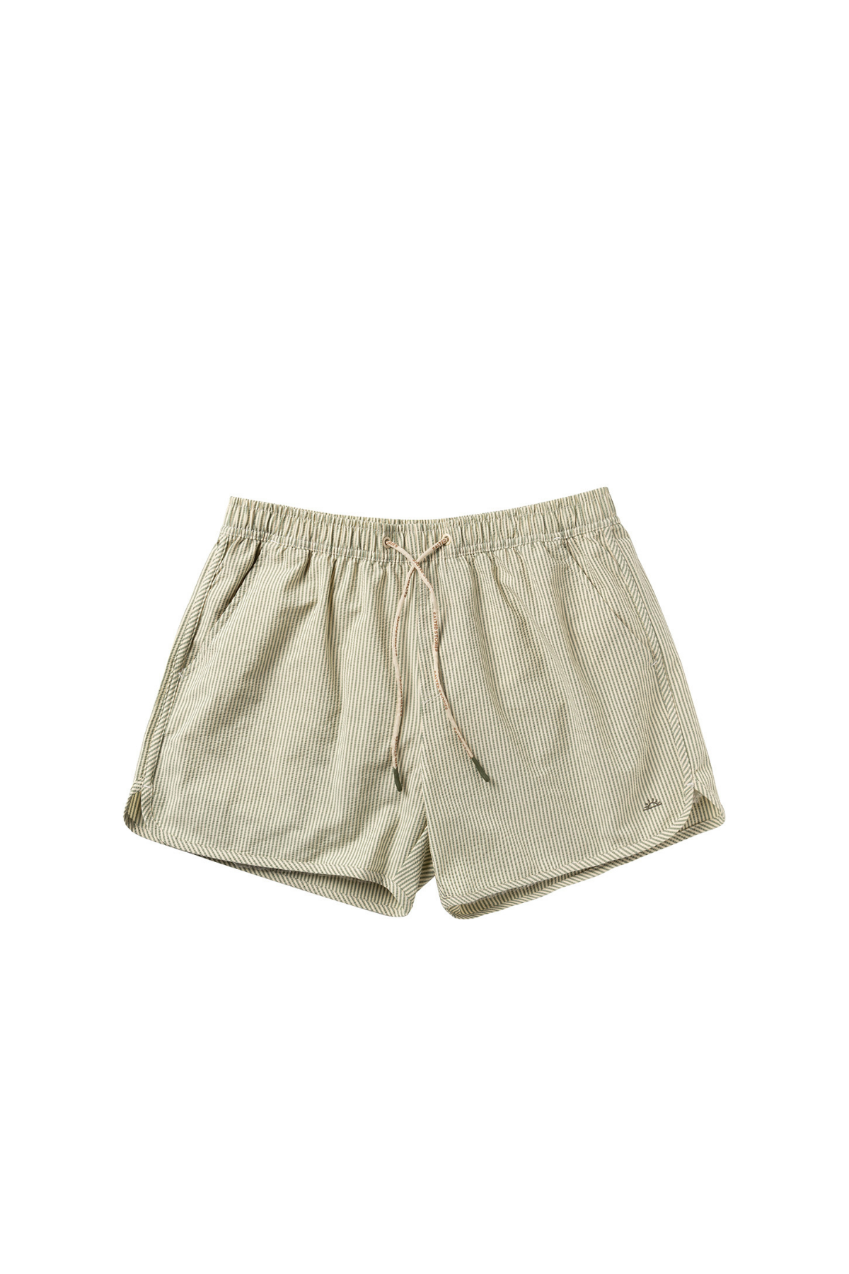 Men Badeshorts "Seersucker" | Green Bay