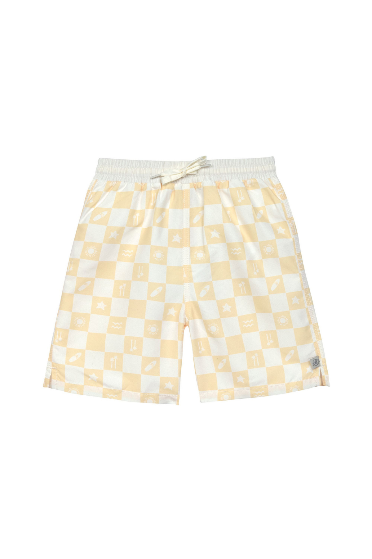 Badehose "Boardie" mit UV-Schutz | Check Pattern