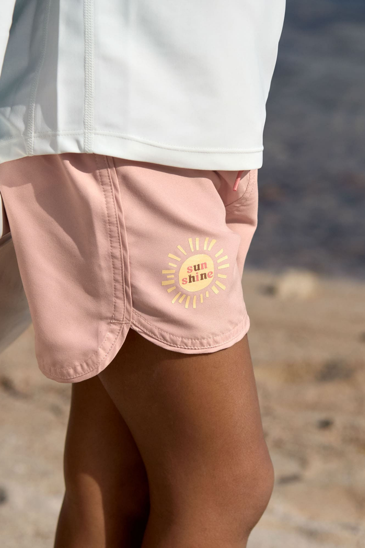 Badehose "Boardie" mit UV-Schutz | Peach