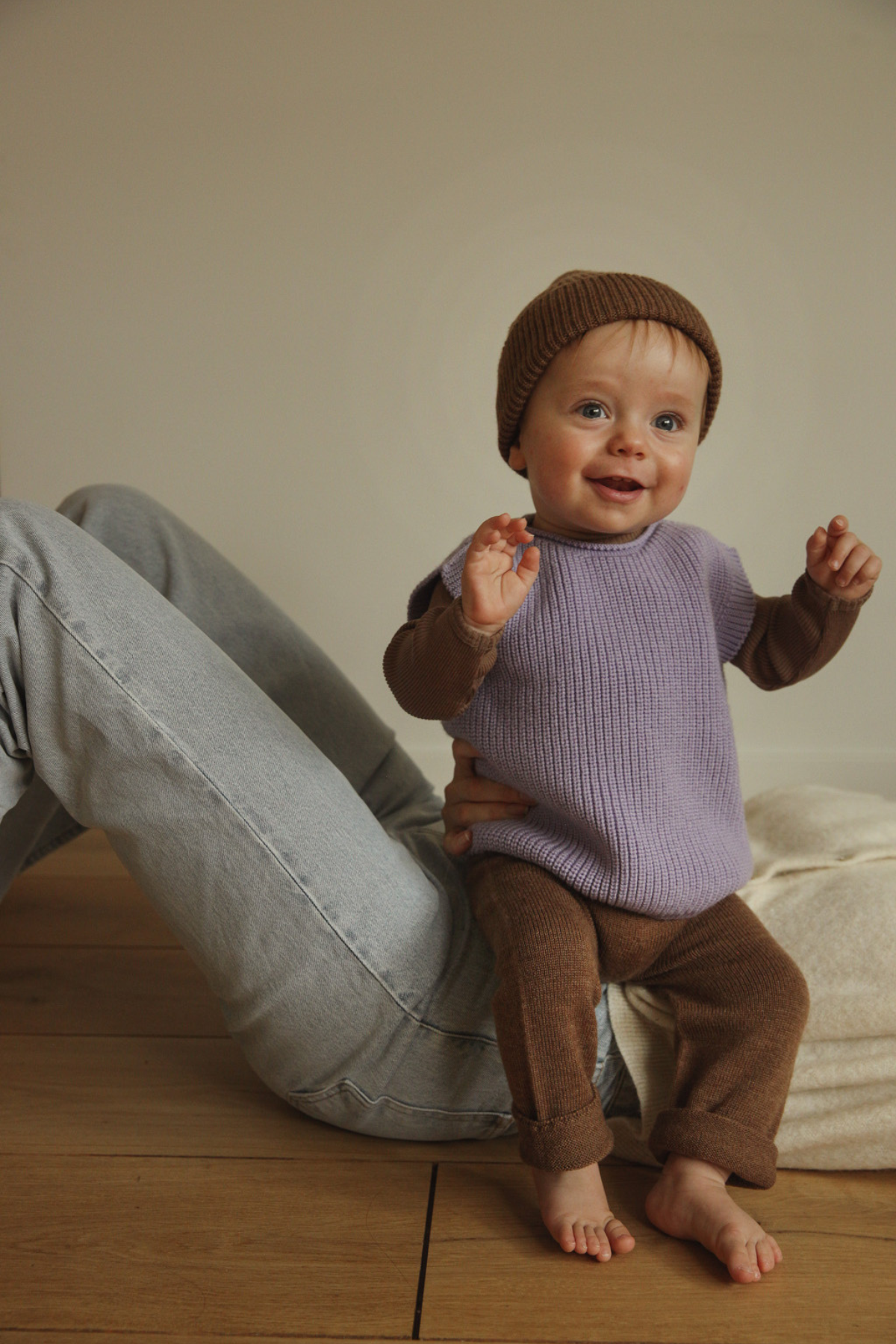 Strickpullunder "Vest Harvey" Baby | verschiedene Farben