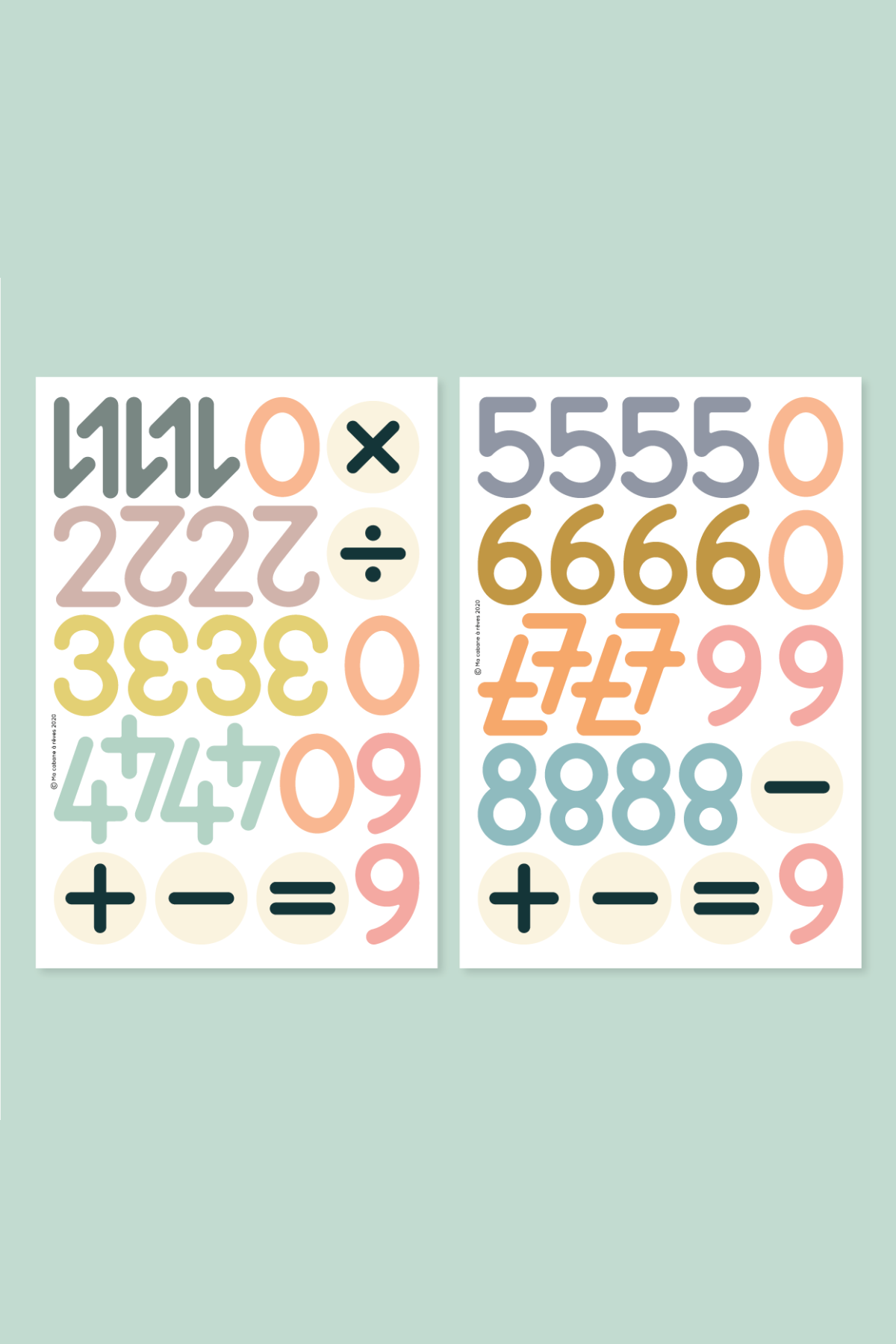 Magnete - Nummern & Symbole