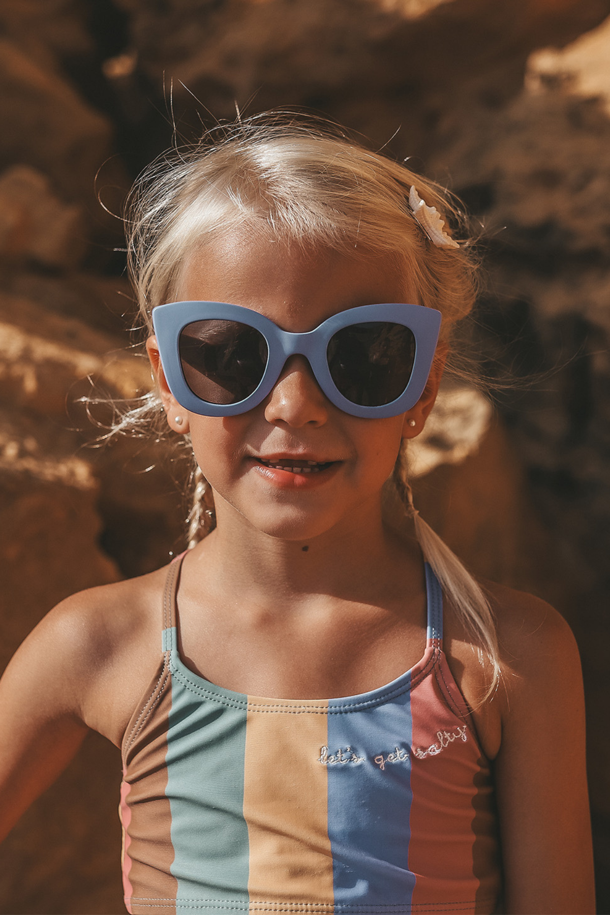 Cat Eye Sonnenbrille "Solid" | Persian Violet