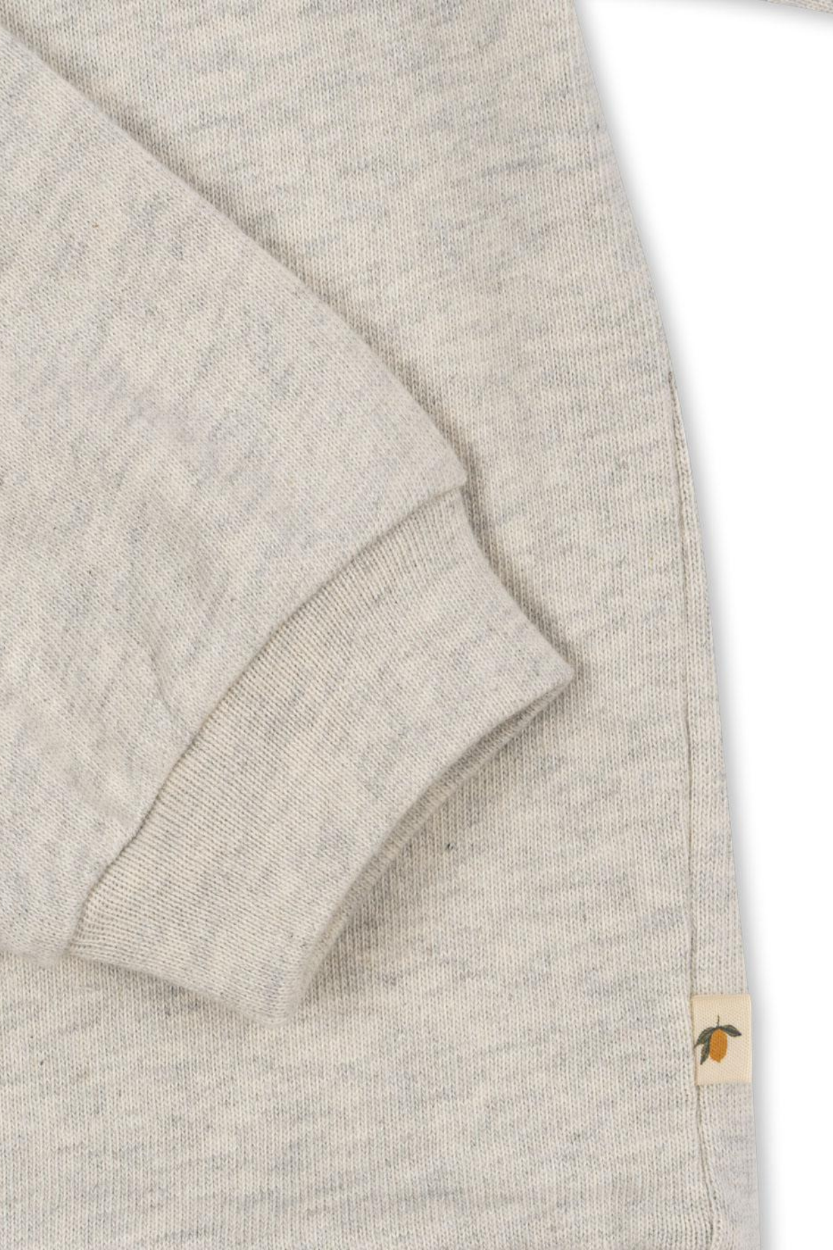 Polo Langarmshirt "Spotty" | OFF WHITE MELANGE