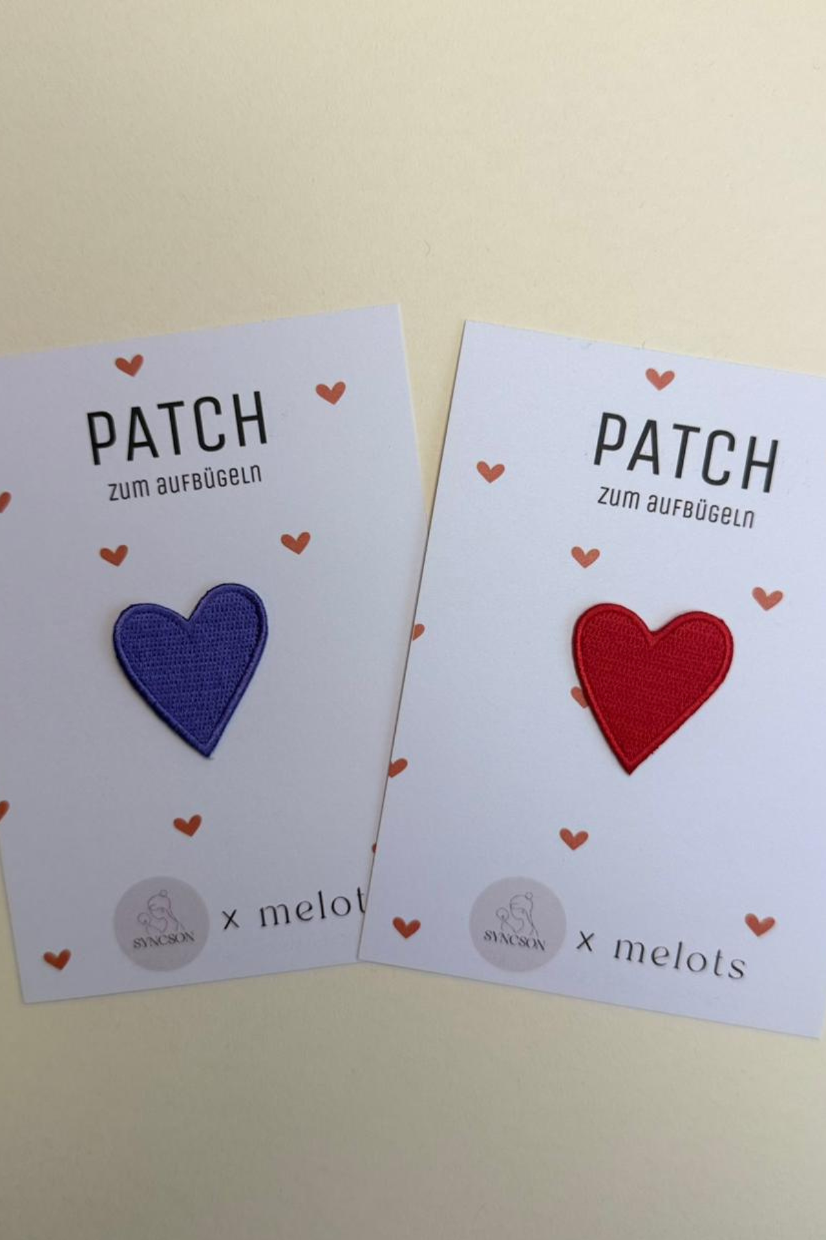 Patch "Herz" zum Aufbügeln | verschiedene Farben2