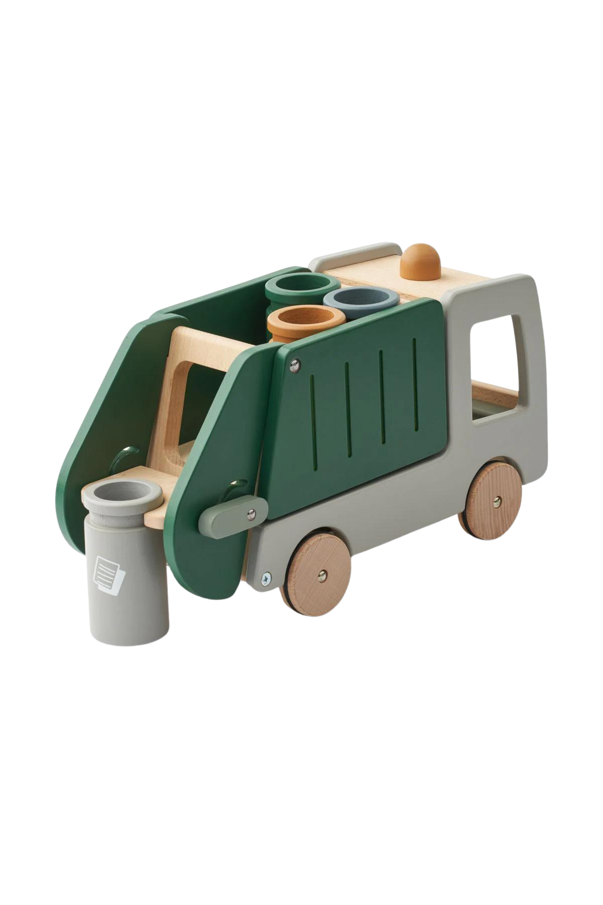 Spielzeugauto "Irina Recycling Truck" aus Holz