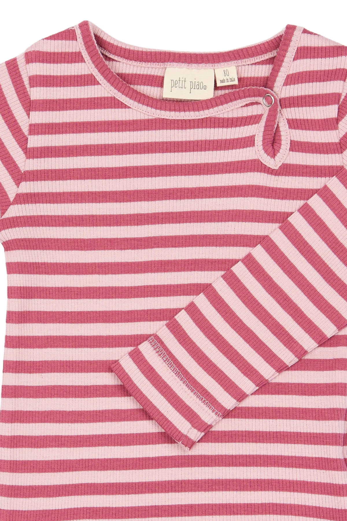 Langarmbody "Air" aus Baumwolle-Modal-Mix | Zephyr Striped