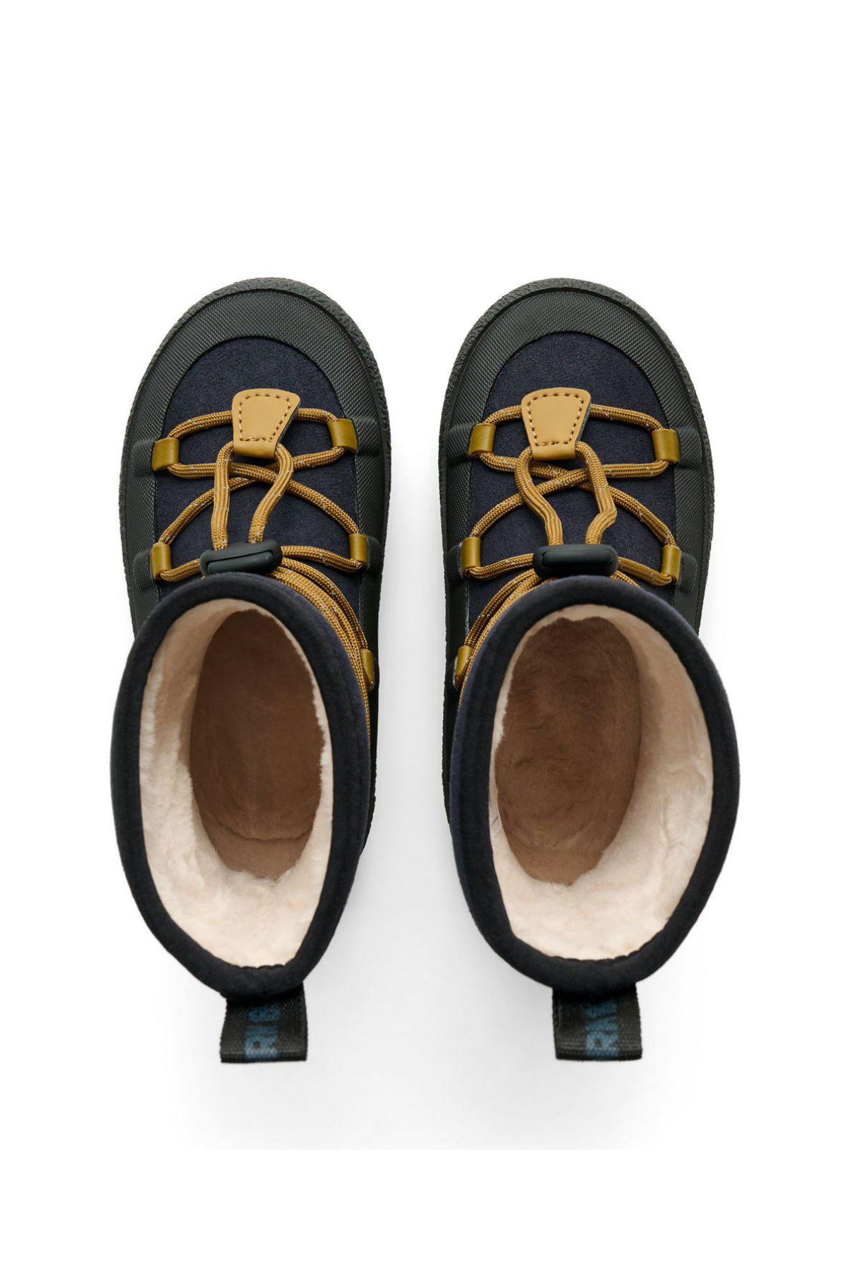 "Aspa Hybrid Jr" wasserdichter, gefütterter Stiefel | Deep Navy