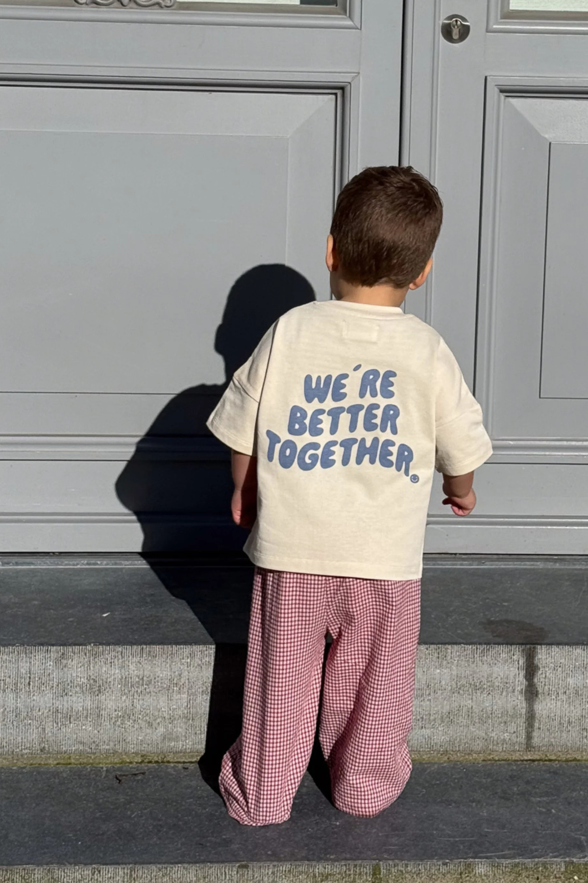 Shirt "Better Together" Kids | beige/blue