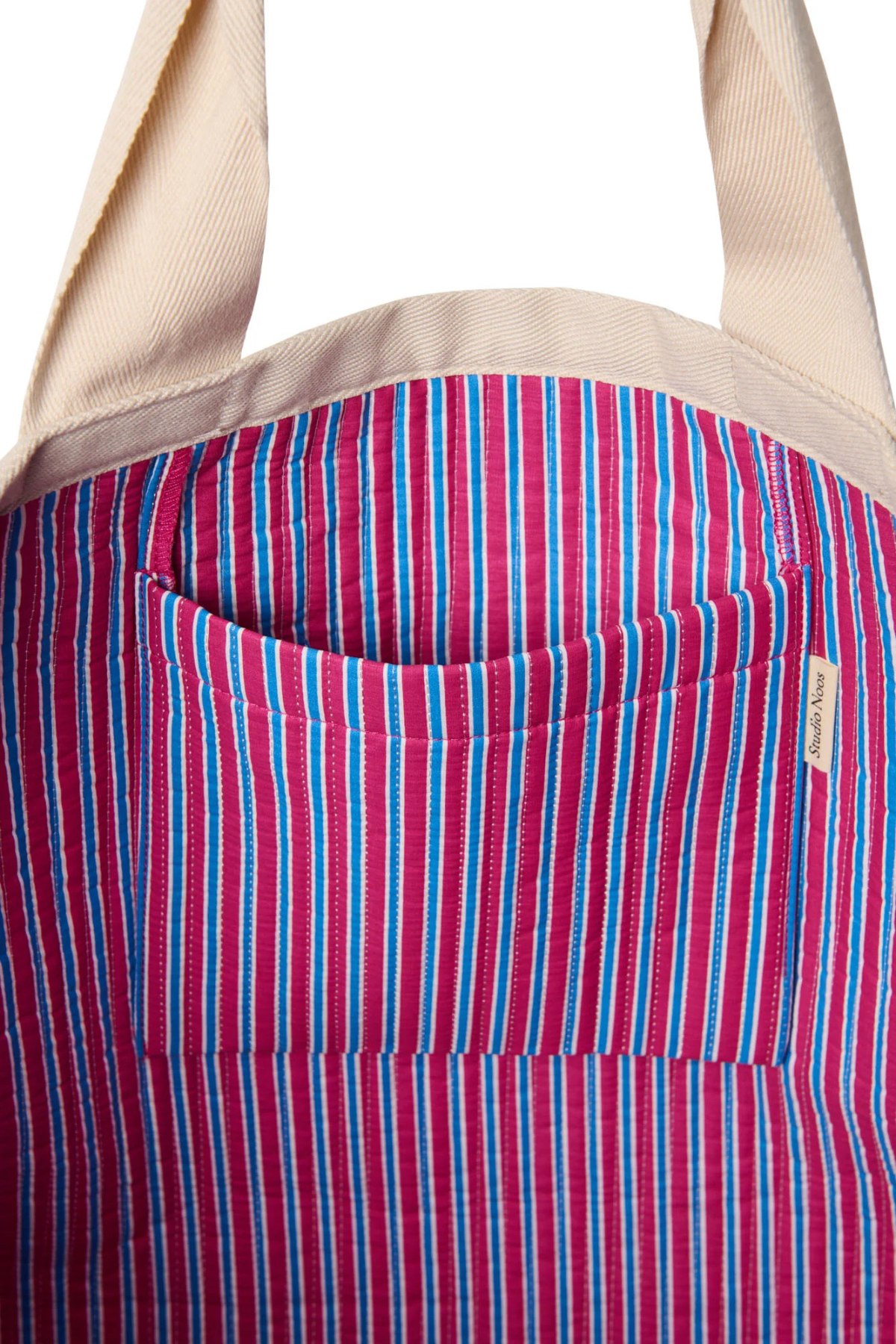 Beach Bag | Rosa Poplin Striped