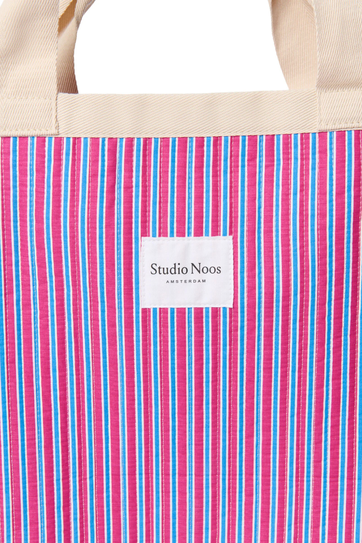 Beach Bag | Rosa Poplin Striped