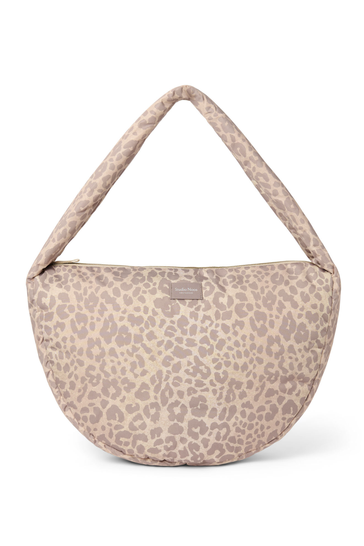 Mom Umhängetasche | Puffy Beige Leopard