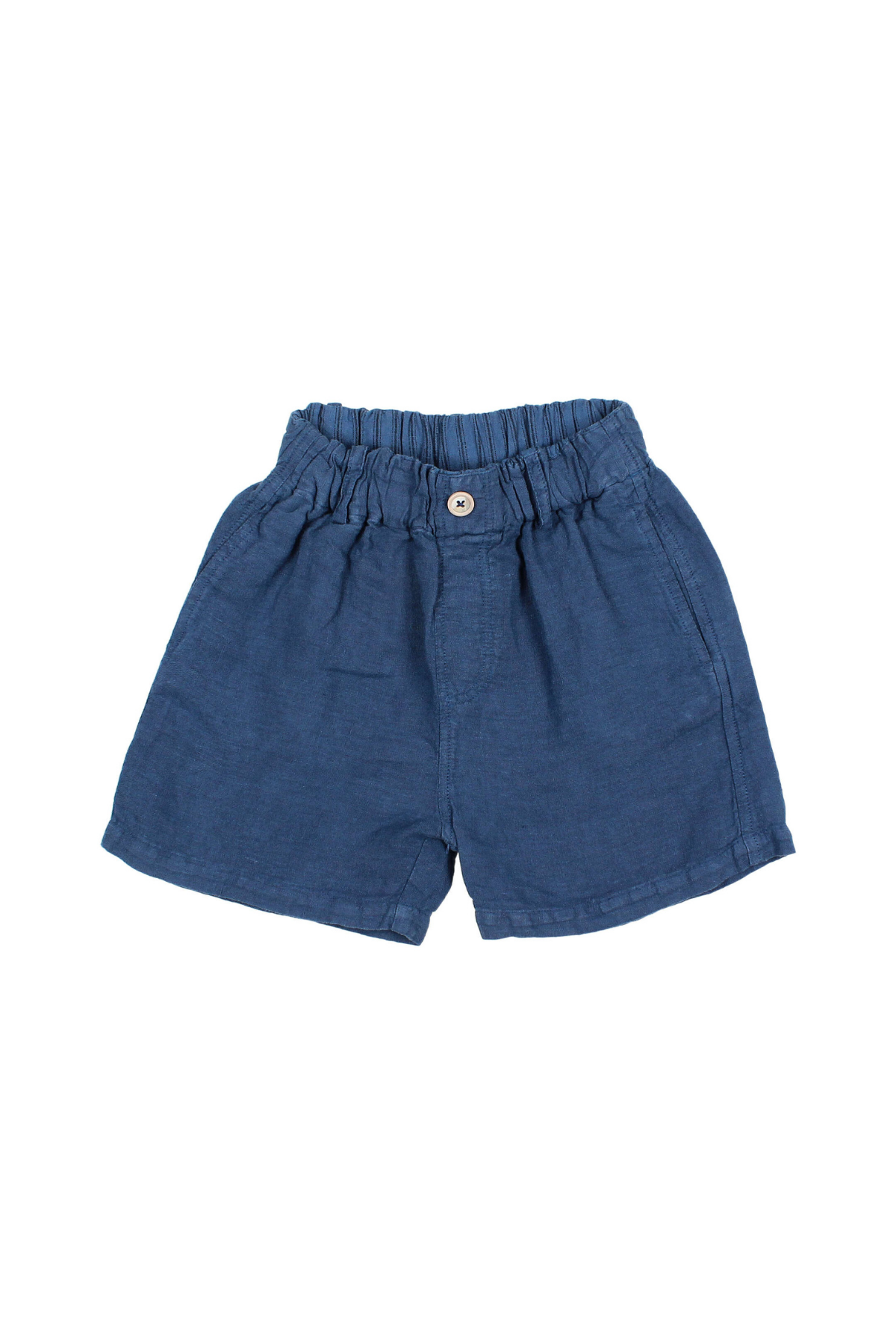 Bermuda-Shorts aus 100% Leinen | Navy
