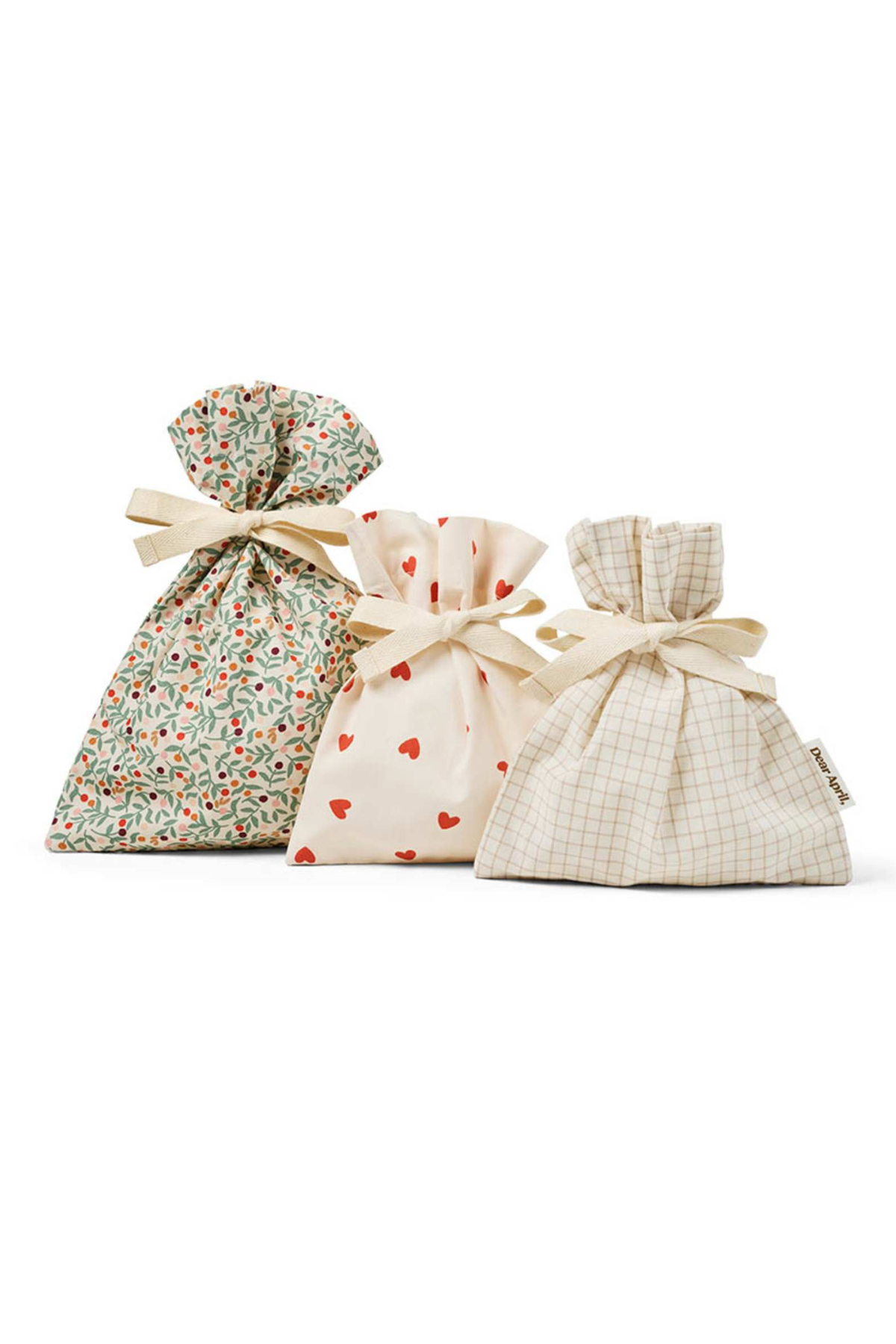 6-er Set Geschenkbeutel "Hollis" | Mix of Mini Check, Little Love, Forest Berries