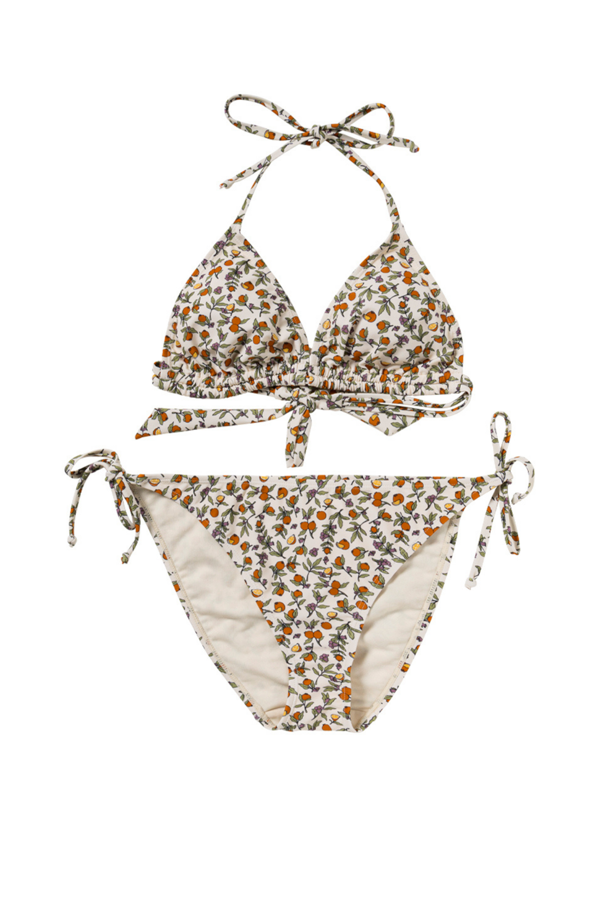 Women Bikini "Pomme Flower" UPF50+ | White Swan