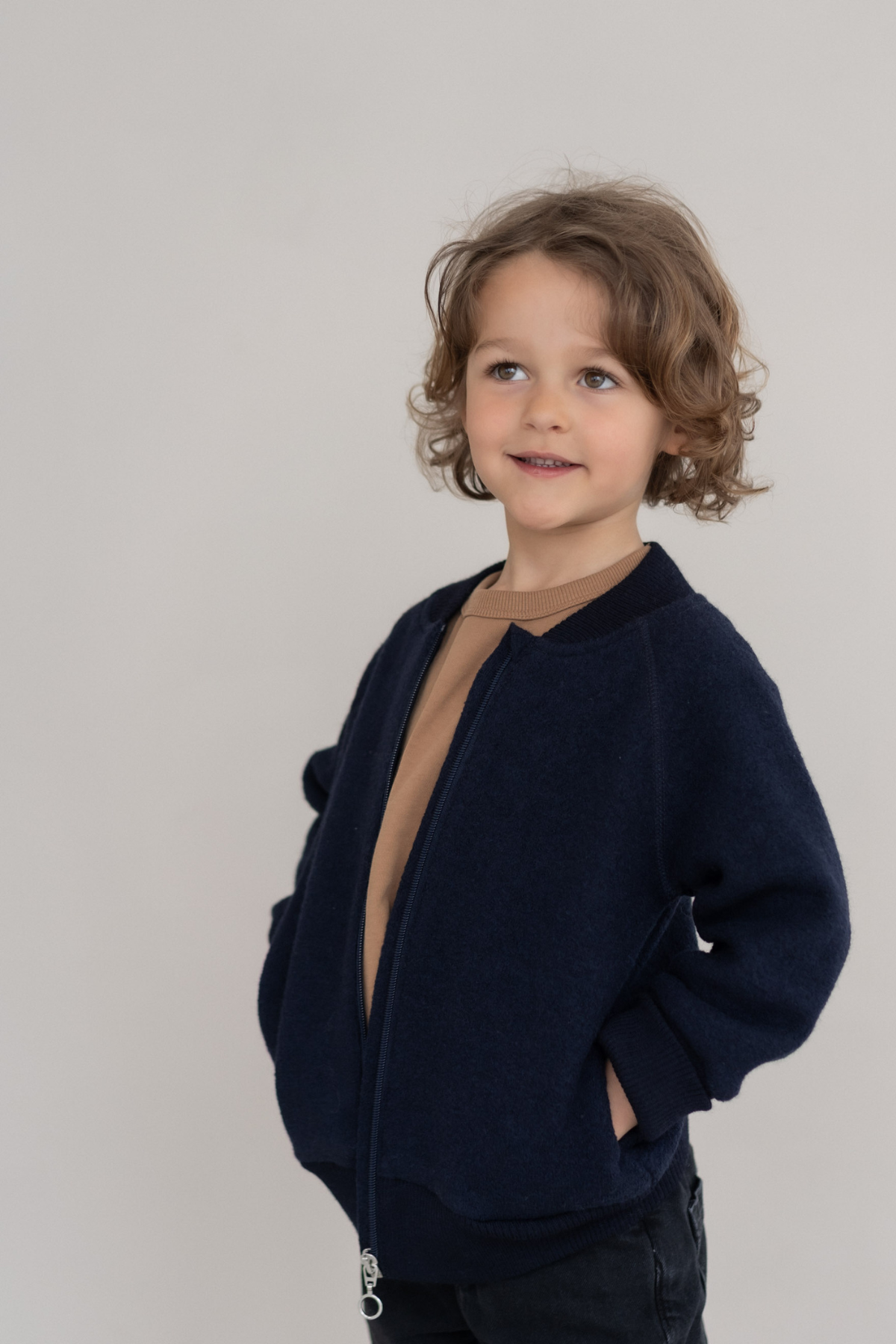 Walk-Bomberjacke für Kinder | Marine
