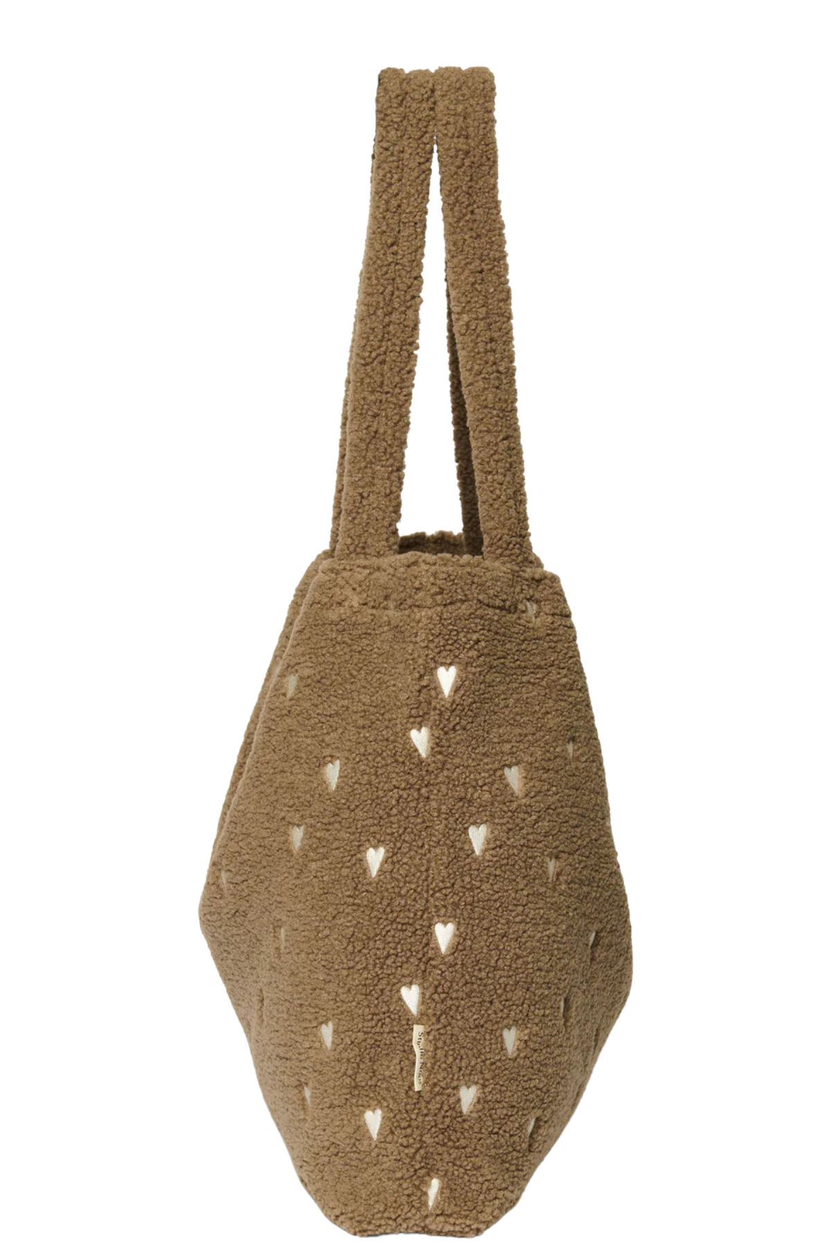 Mom Bag | Teddy Brown Hearts