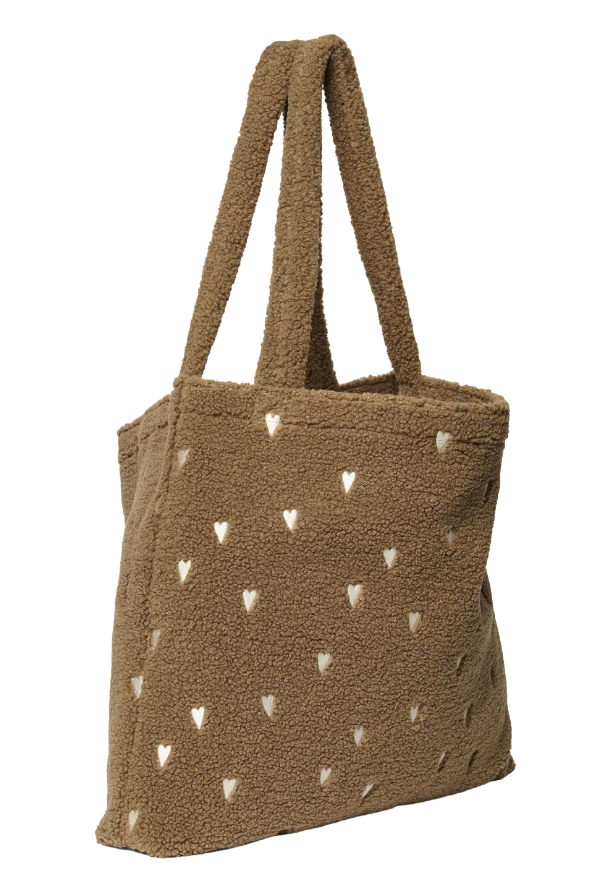 Mom Bag | Teddy Brown Hearts
